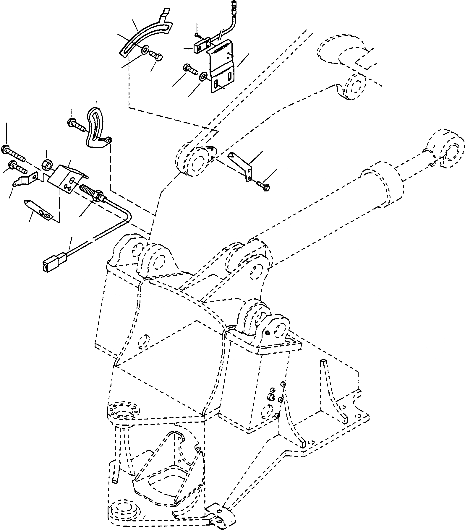Схема запчастей Komatsu WA380-3 - LIFT ОГРАНИЧИТЕЛЬ ЭЛЕКТРИЧ. СИСТЕМА
