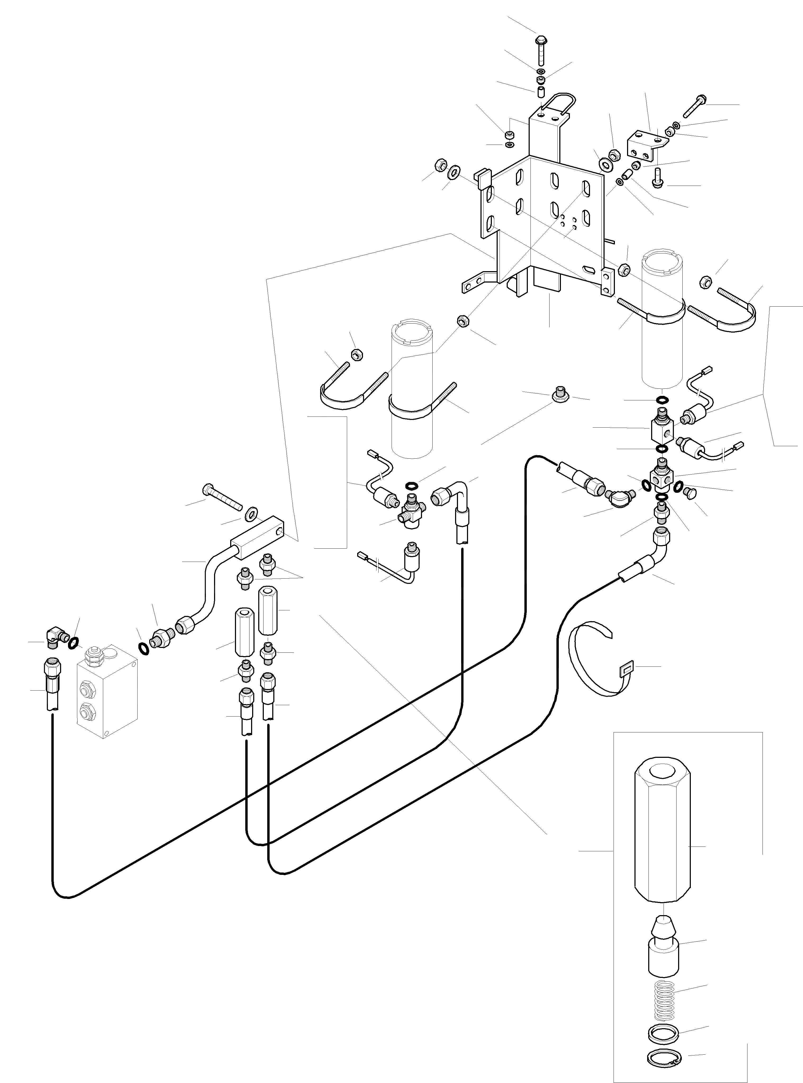 Схема запчастей Komatsu WA380-3 - ТОРМОЗ. СИСТЕМА 9 ТОРМОЗ. СИСТЕМА