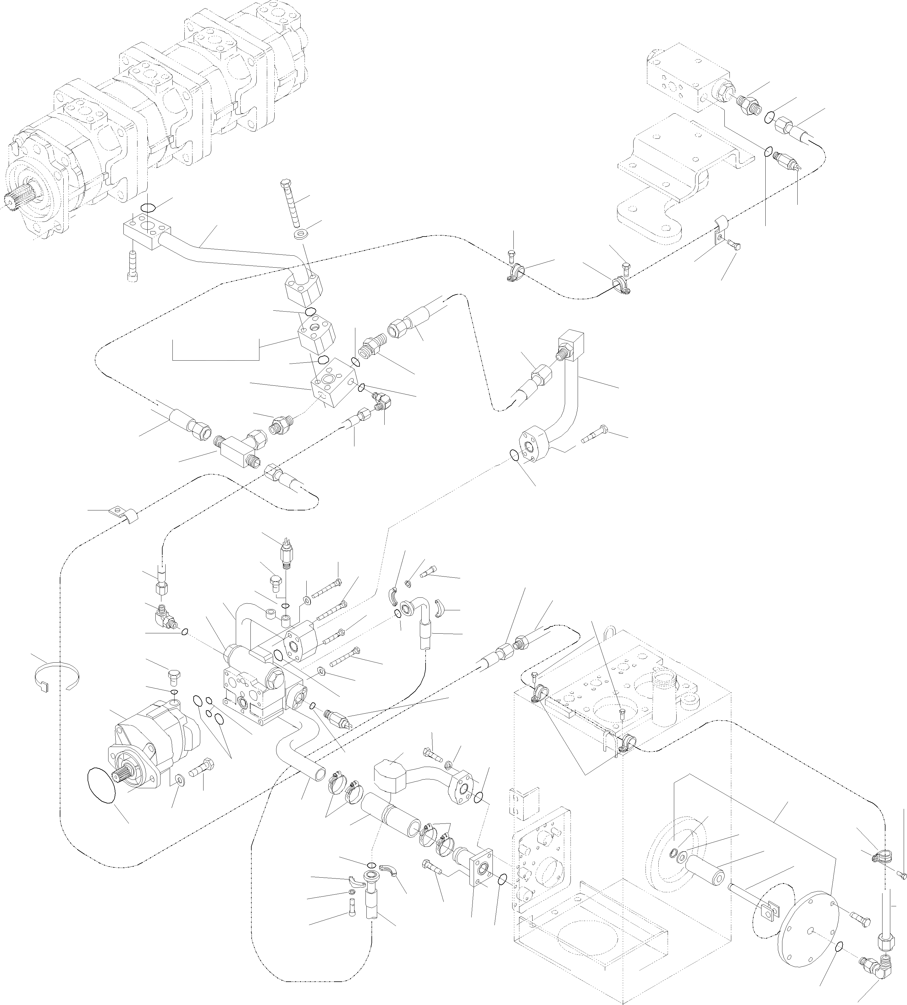 Схема запчастей Komatsu WA380-3 - ЭКСТРЕНН. НАСОС РУЛЕВ. УПРАВЛ-Я И ТРУБЫS, ЧАСТЬ I 7 РУЛЕВ. УПРАВЛЕНИЕ