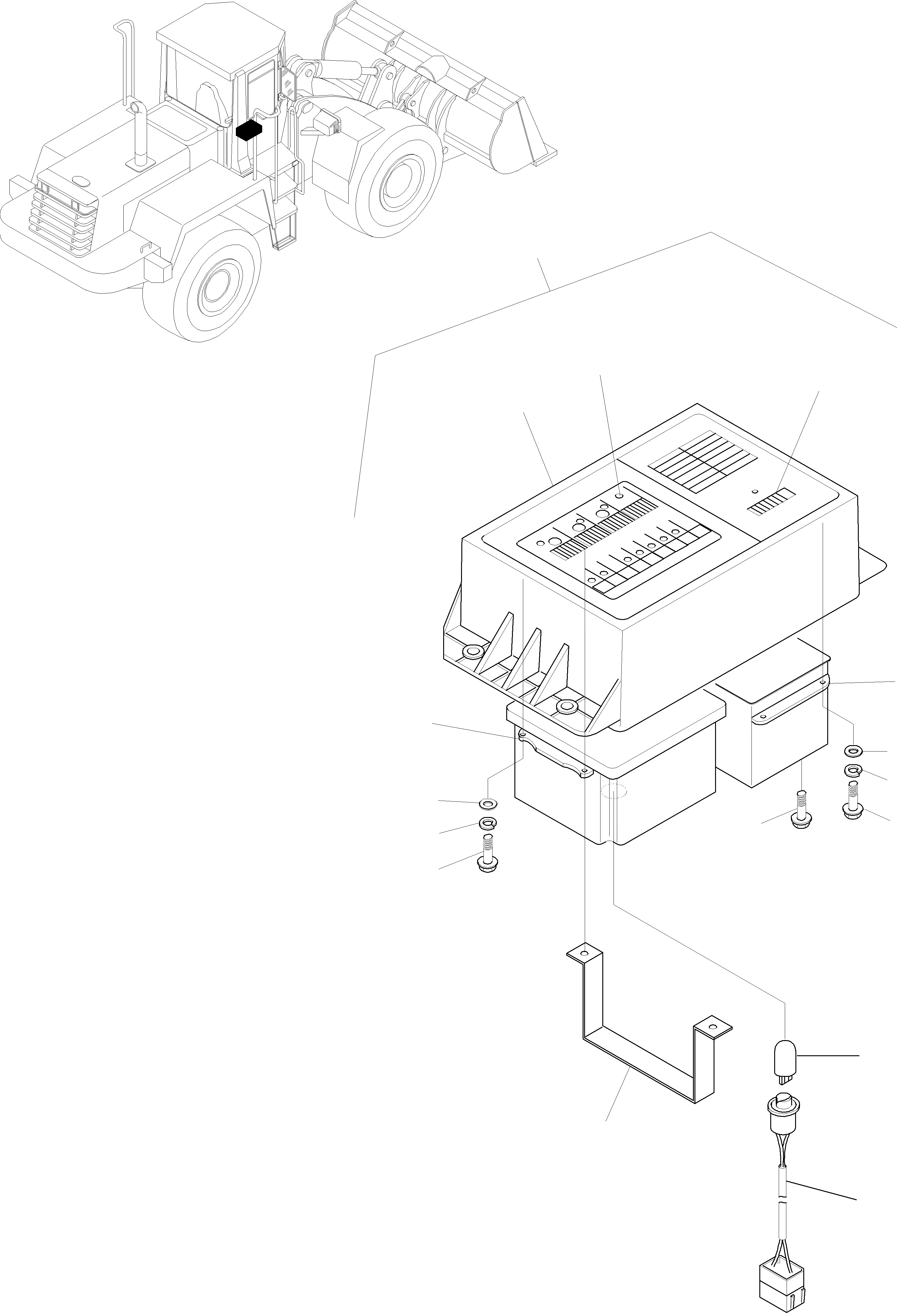 Схема запчастей Komatsu WA380-3 active - INSTRUMENT КОРПУС И ATTACHING ЧАСТИ INSTRUMENT КОРПУС И ATTACHING ЧАСТИ