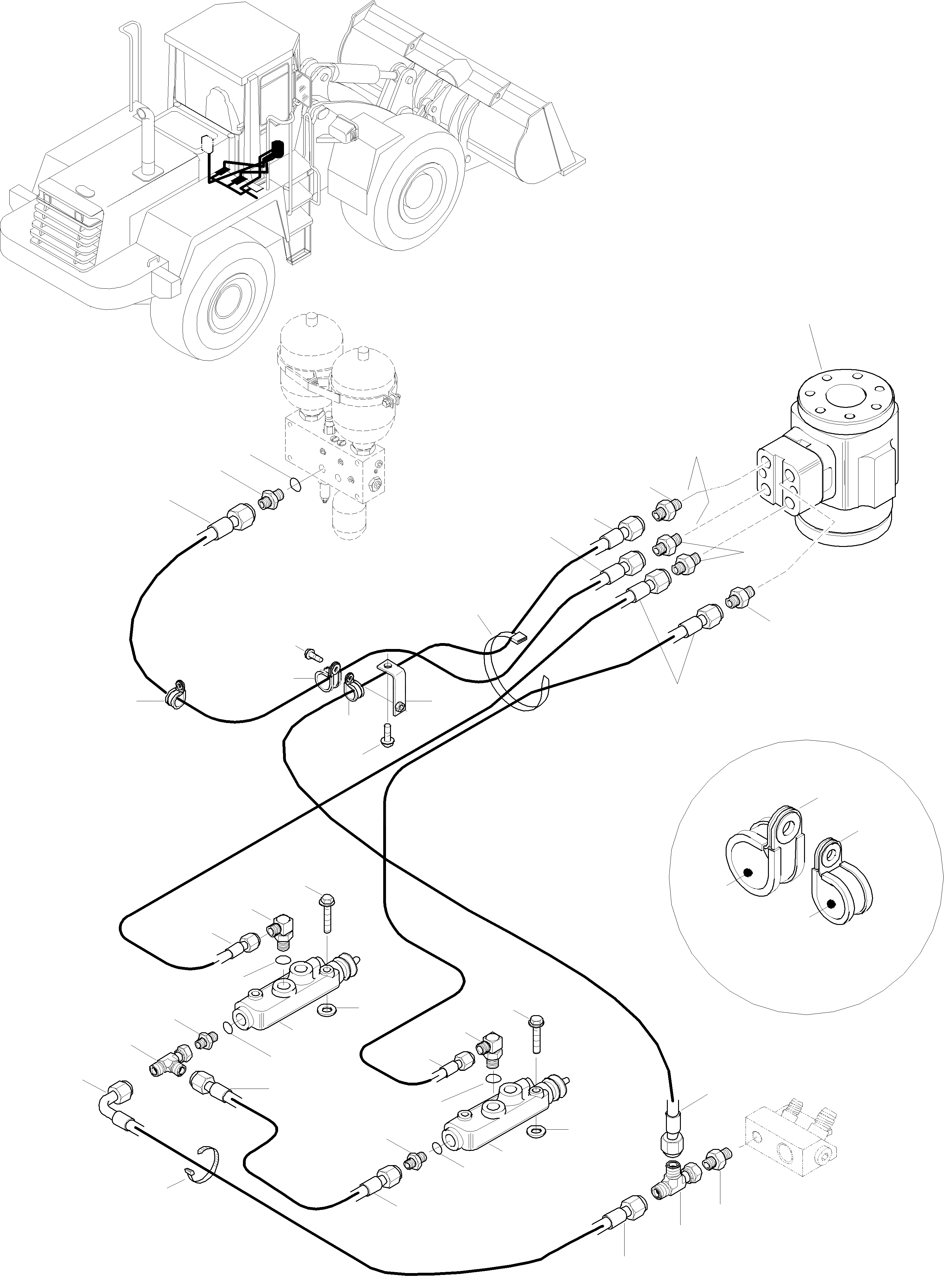 Схема запчастей Komatsu WA380-3 active - РУЛЕВ. УПРАВЛЕНИЕ, ТРУБЫS 7 РУЛЕВ. УПРАВЛЕНИЕ