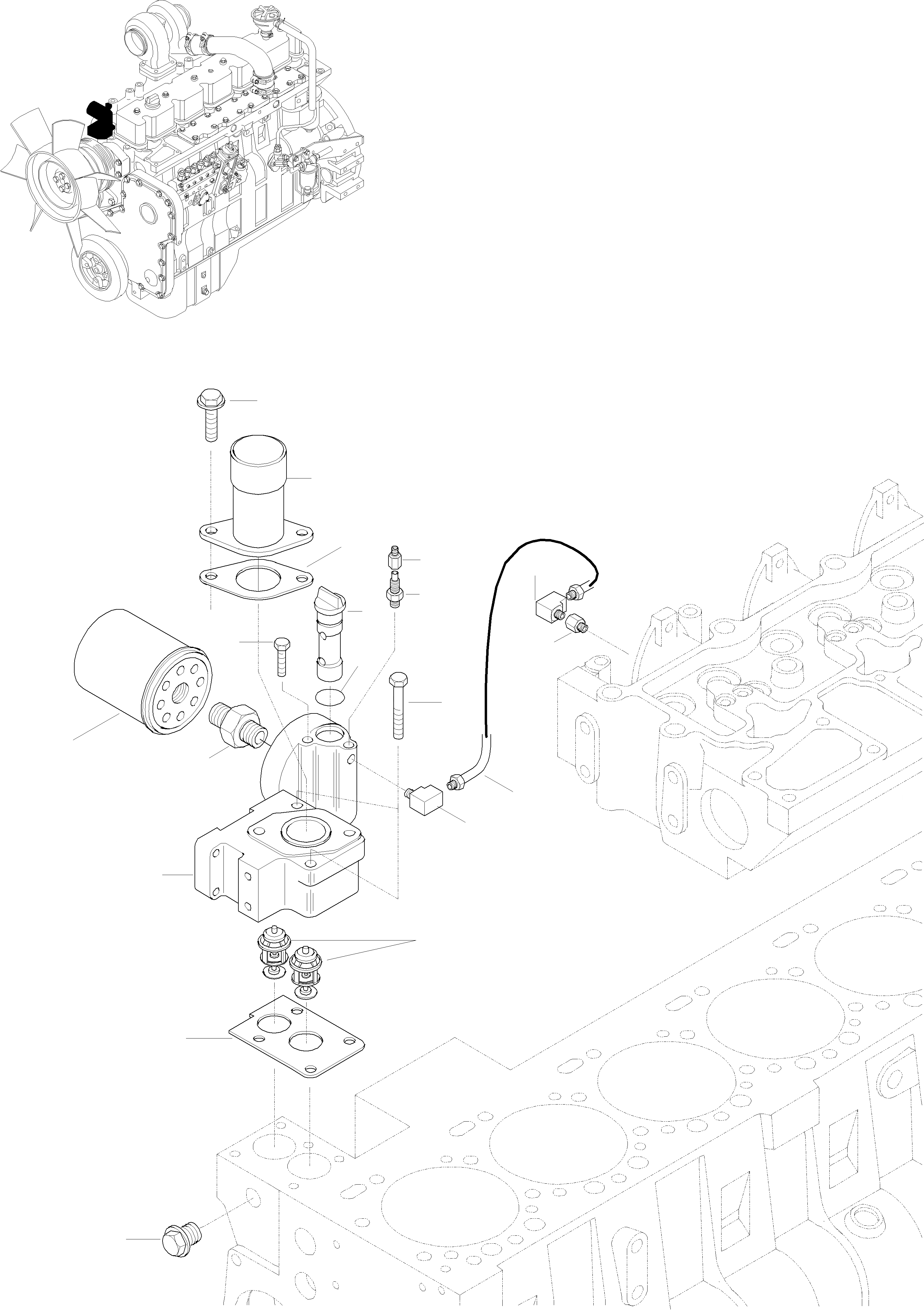 Схема запчастей Komatsu WA380-3 active - СИСТЕМА ОХЛАЖДЕНИЯ ДВИГАТЕЛЬ, КРЕПЛЕНИЕ ДВИГАТЕЛЯ