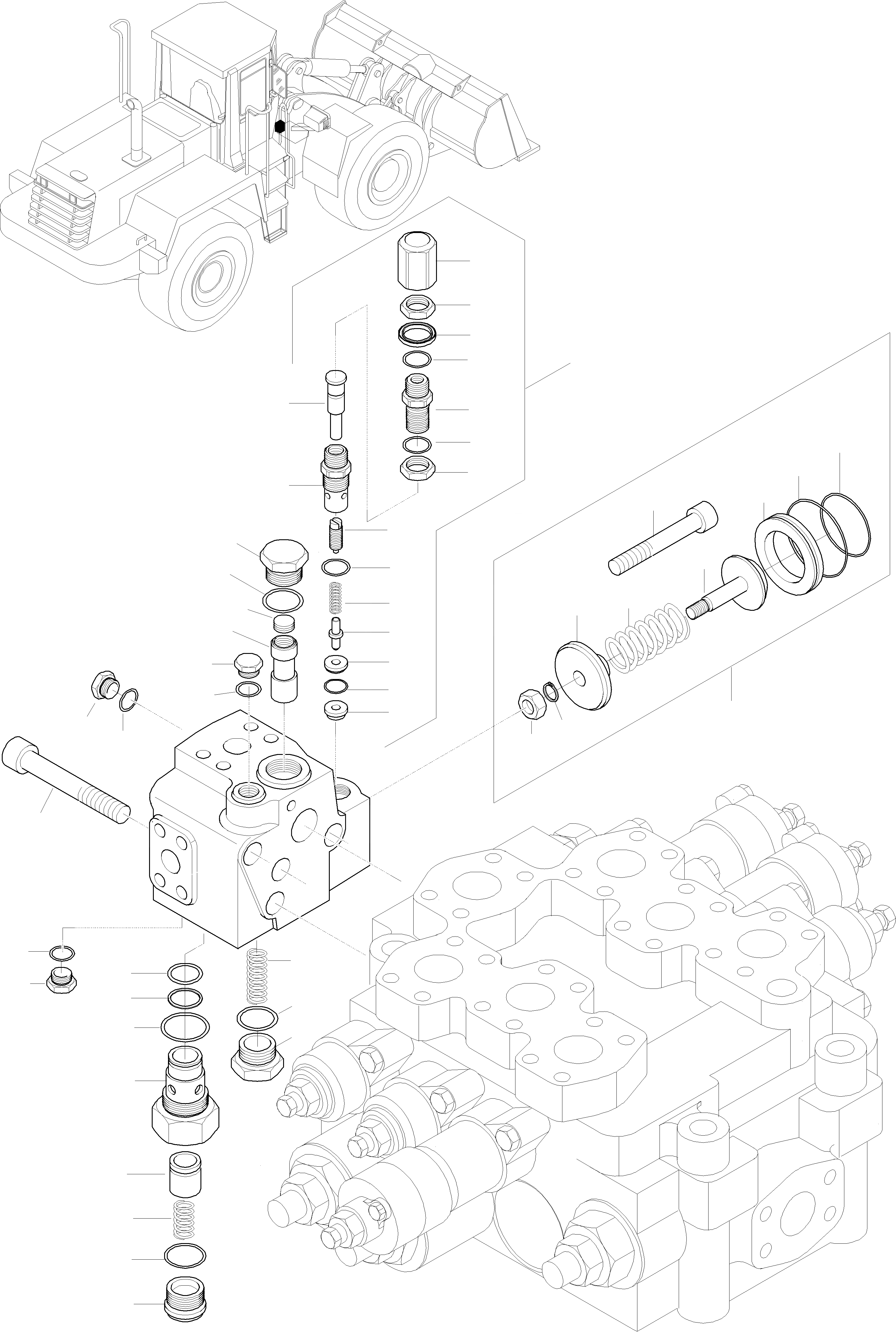 Схема запчастей Komatsu WA380-3 active - УПРАВЛЯЮЩ. КЛАПАН УПРАВЛЯЮЩ. КЛАПАН