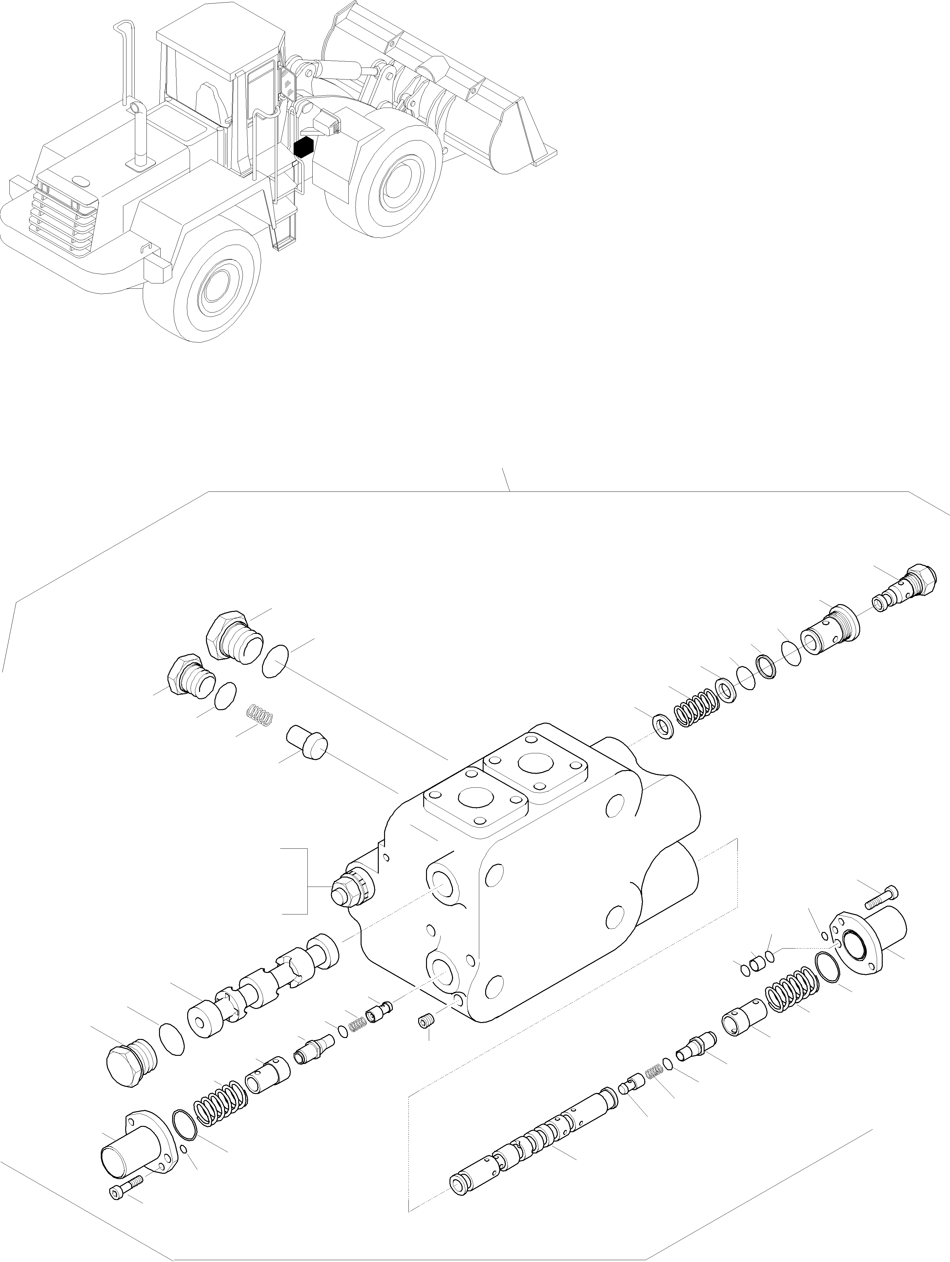 Схема запчастей Komatsu WA380-3 active - КЛАПАН БЛОК, РУЛЕВ. УПРАВЛЕНИЕ ЗАПРАШИВАЮЩ. КЛАПАН 7 РУЛЕВ. УПРАВЛЕНИЕ