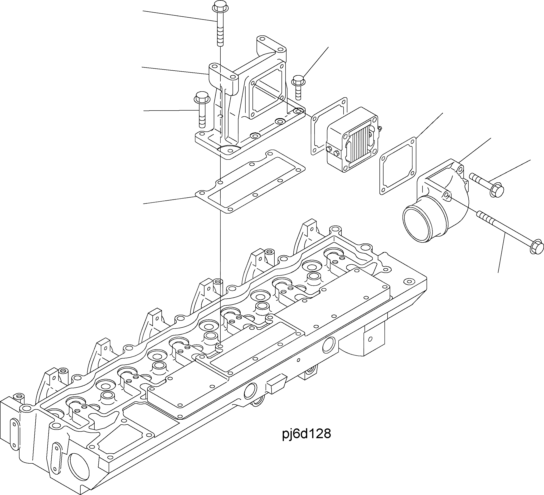 Схема запчастей Komatsu WA380-5 - ВОЗД. СОЕДИН-Е(№87-) AA ДВИГАТЕЛЬ