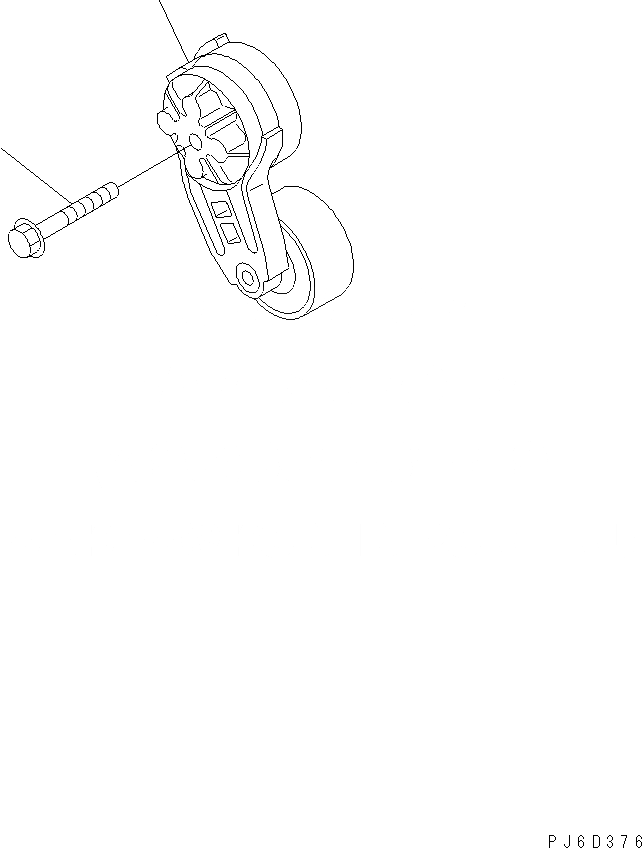 Схема запчастей Komatsu WA380-5 - ПРИВОД ВОДЯН. ПОМПЫ НАТЯЖИТЕЛЬ AA ДВИГАТЕЛЬ