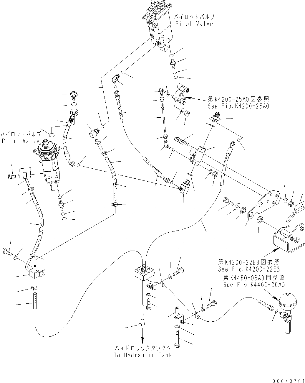 Схема запчастей Komatsu WA380-5 - ОСНОВН. КОНСТРУКЦИЯ (УПРАВЛЕНИЕ ПОГРУЗКОЙ) (КЛАПАН ОСТАНОВКИ) (ДЛЯ MULTI FUNCTION РЫЧАГ И 3-Х СЕКЦИОНН. КЛАПАН) K OPERATORґS ОБСТАНОВКА И СИСТЕМА УПРАВЛЕНИЯ