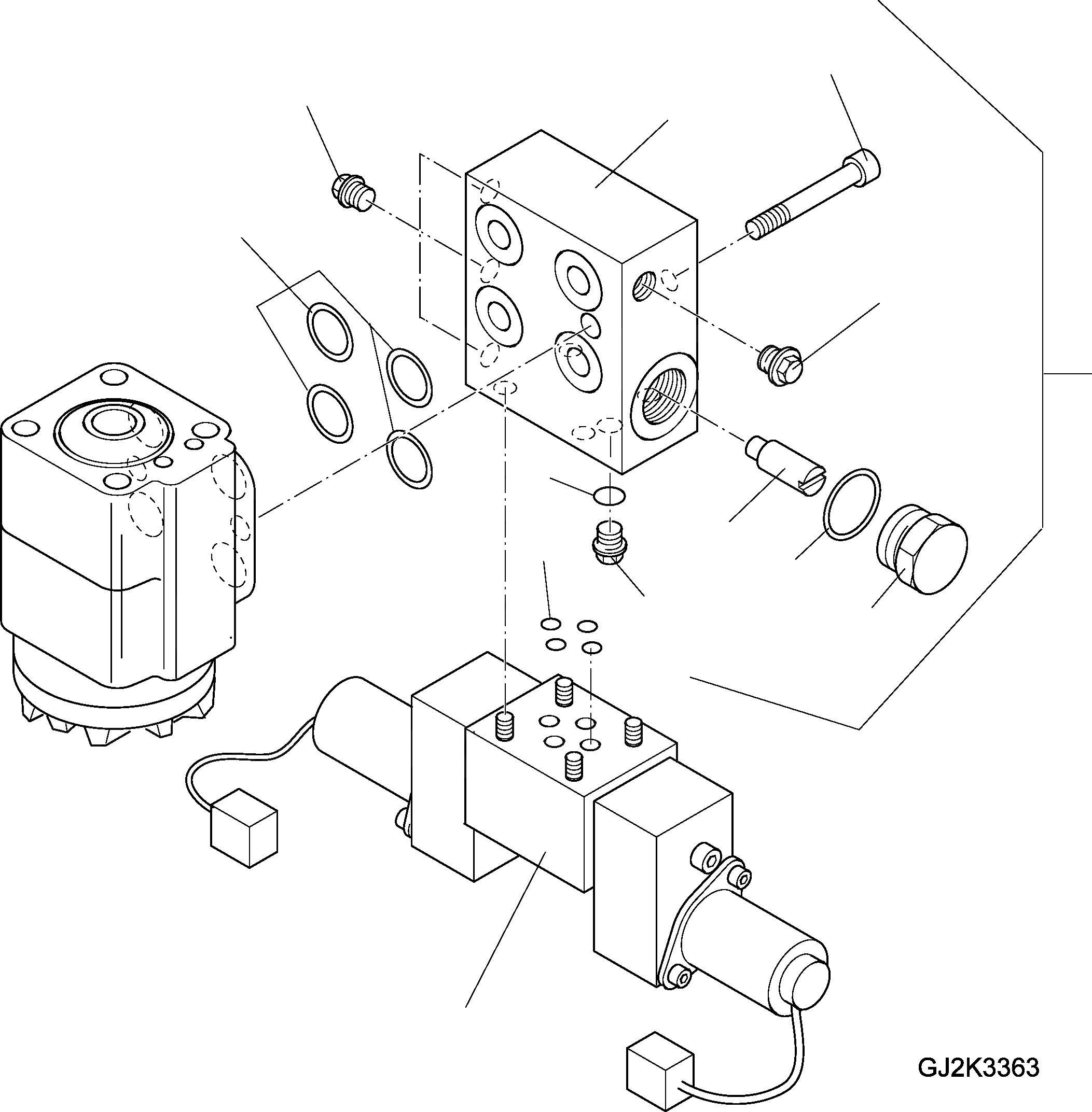 Схема запчастей Komatsu WA380-5 - ОСНОВН. КОНСТРУКЦИЯ (ORBITROL КЛАПАН ДЖОЙСТИК КЛАПАН РУЛЕВОГО УПРАВЛЕНИЯ) K OPERATORґS ОБСТАНОВКА И СИСТЕМА УПРАВЛЕНИЯ