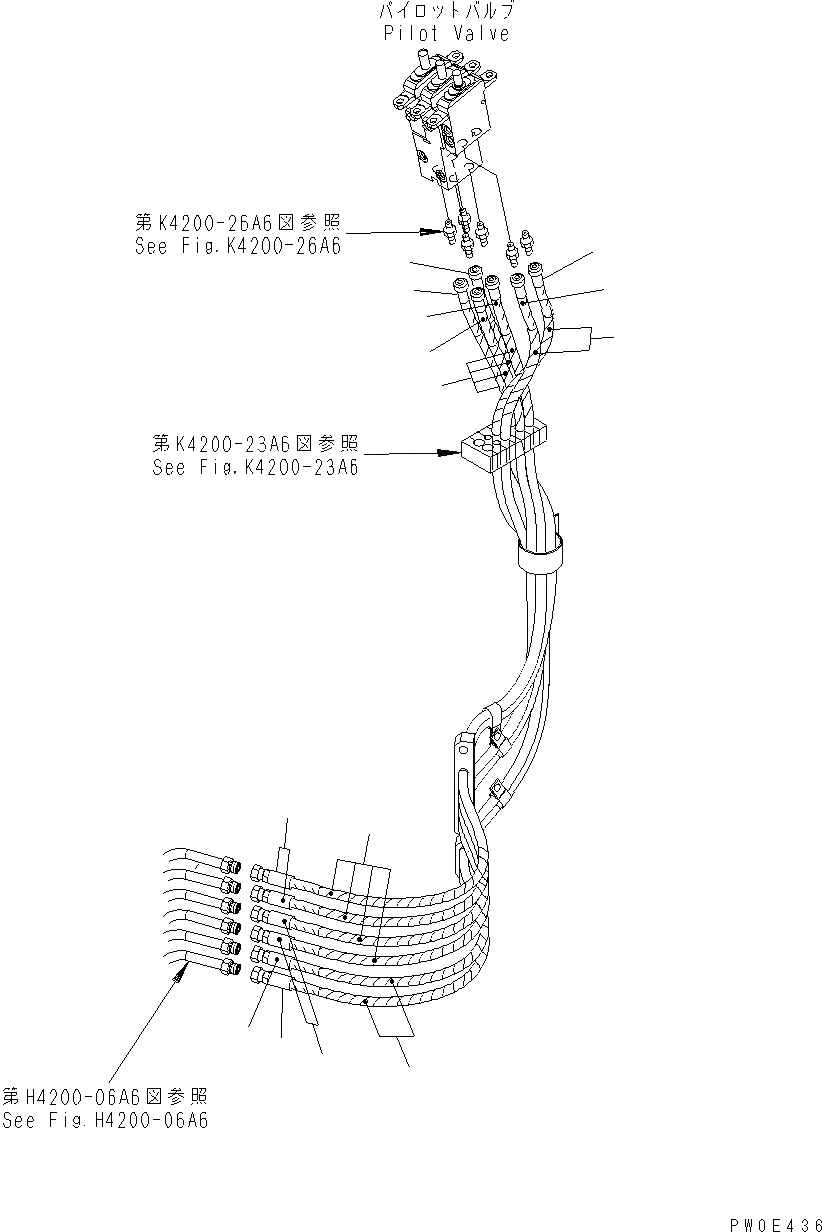 Схема запчастей Komatsu WA380-5 - ОСНОВН. КОНСТРУКЦИЯ (P.P.C. ТРУБЫ) (ДЛЯ 3-Х СЕКЦИОНН. КЛАПАН) K OPERATORґS ОБСТАНОВКА И СИСТЕМА УПРАВЛЕНИЯ