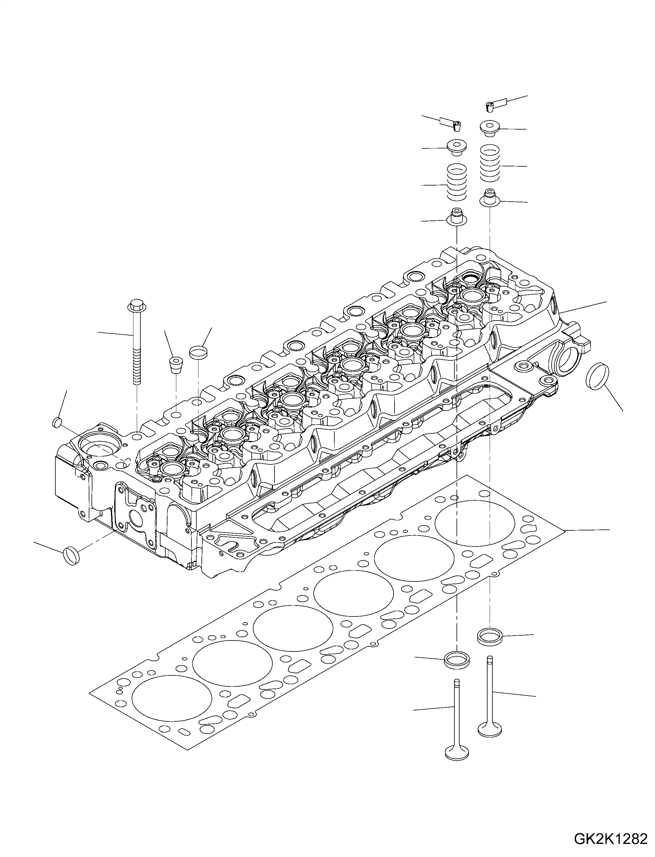 Схема запчастей Komatsu WA380-6 - ГОЛОВКА ЦИЛИНДРОВ AA ДВИГАТЕЛЬ