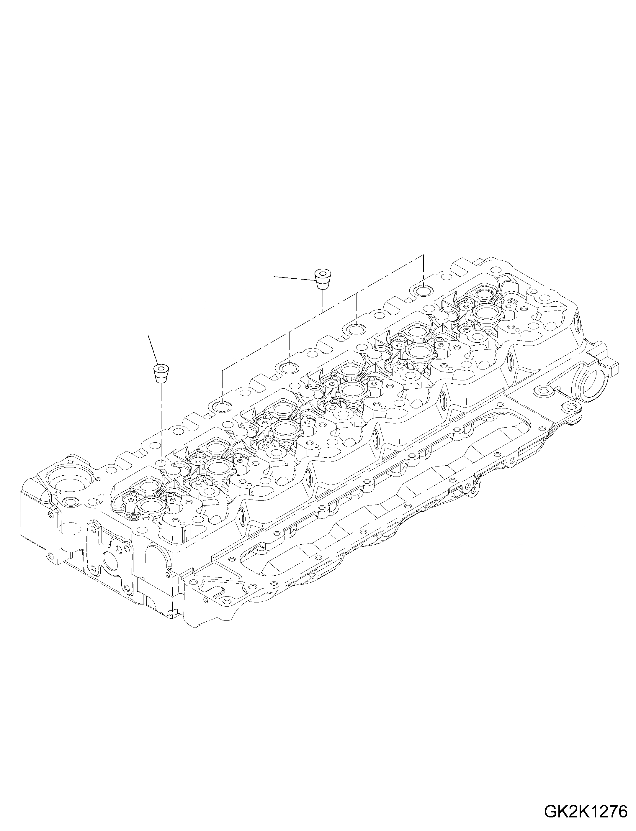 Схема запчастей Komatsu WA380-6 - КАБИНА ОБОГРЕВАТЕЛЬ. ТРУБЫ AA ДВИГАТЕЛЬ