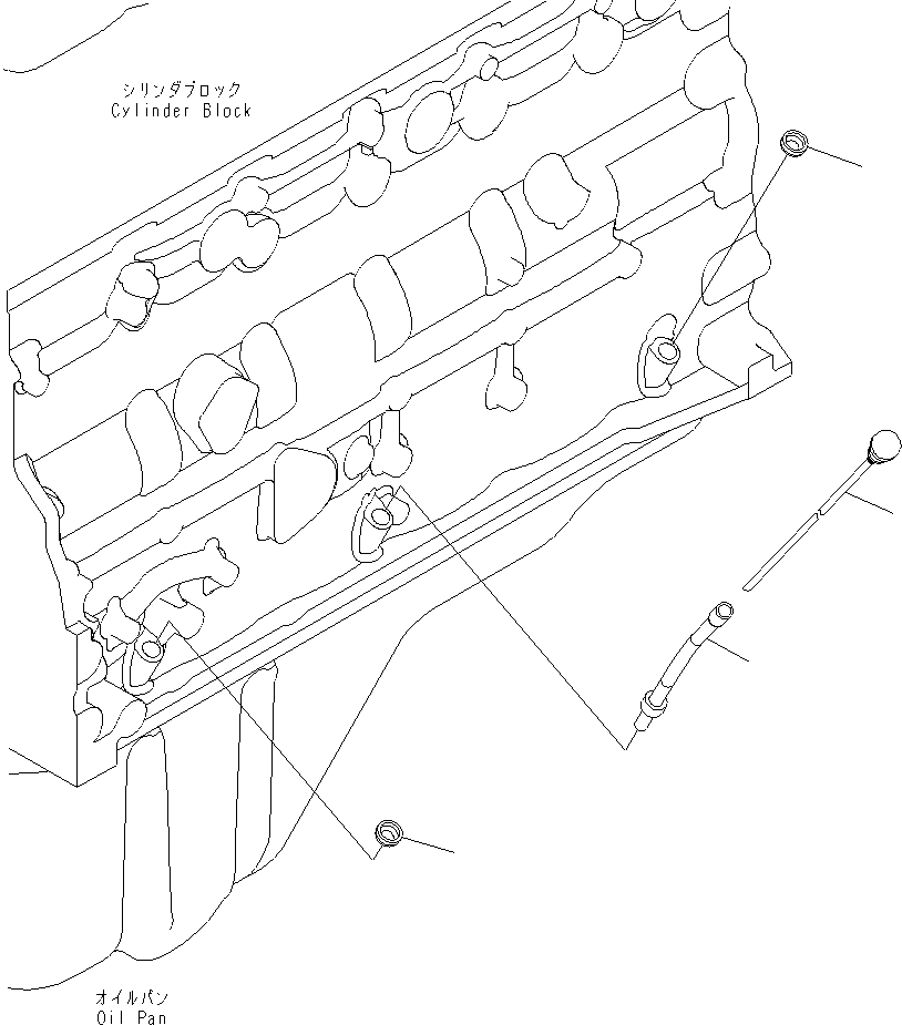 Схема запчастей Komatsu WA380-6 - МАСЛ. ЩУП AA ДВИГАТЕЛЬ