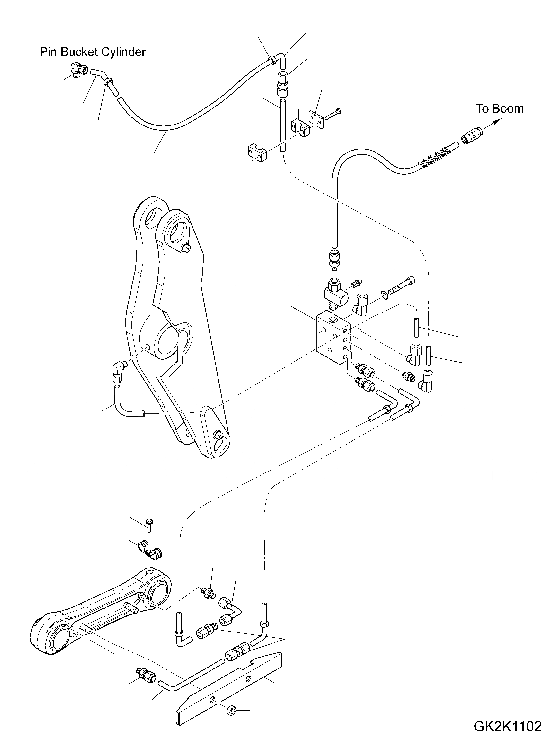 Схема запчастей Komatsu WA380-6 - CENTRAL СМАЗКА (КОЛЕНЧАТЫЙ РЫЧАГ) J ОСНОВНАЯ РАМА И ЕЕ ЧАСТИ