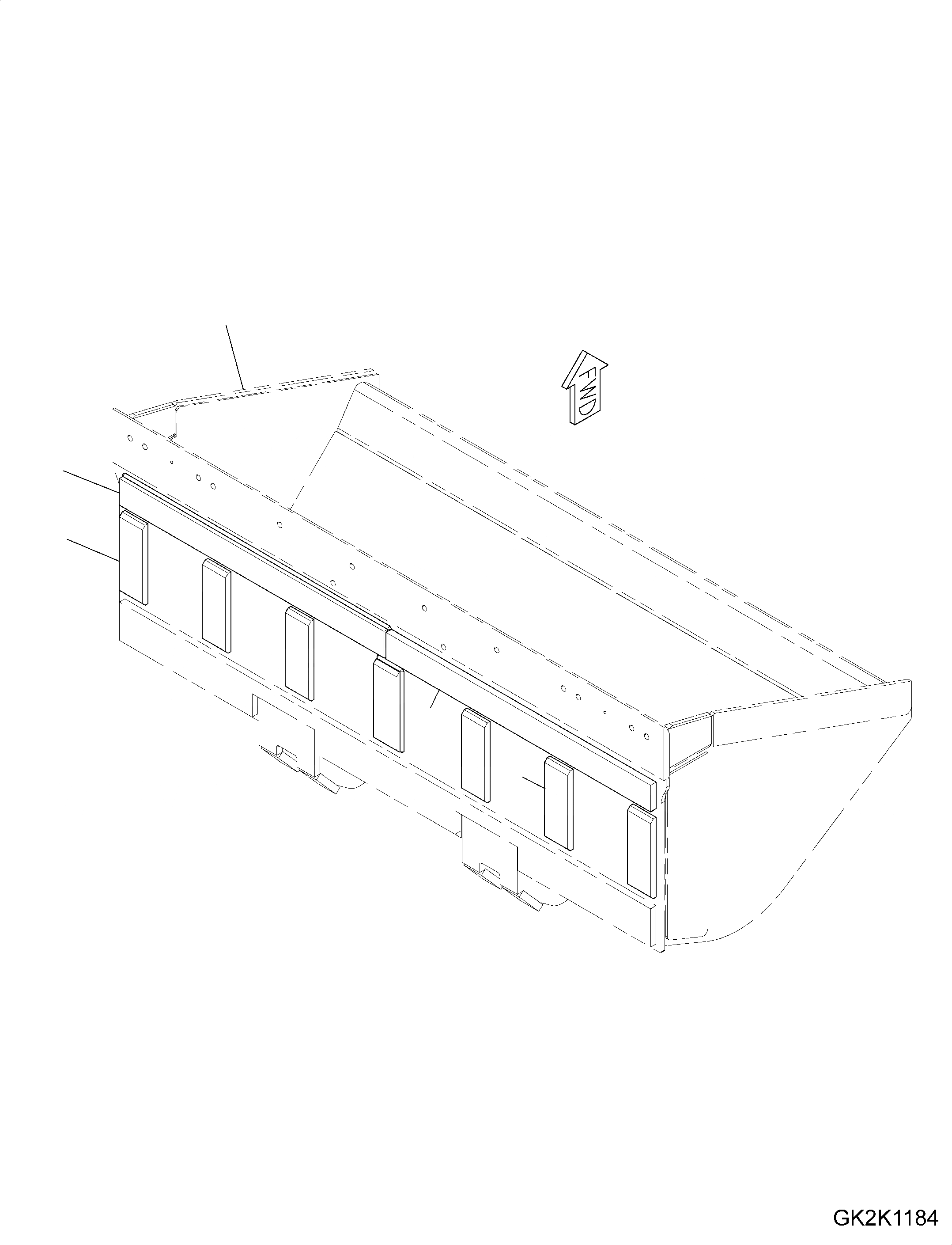 Схема запчастей Komatsu WA380-6 - КОВШ (С WEAR ПЛАСТИНА НИЖН.) (КОРОТК.) (CODE: S8) T РАБОЧЕЕ ОБОРУДОВАНИЕ