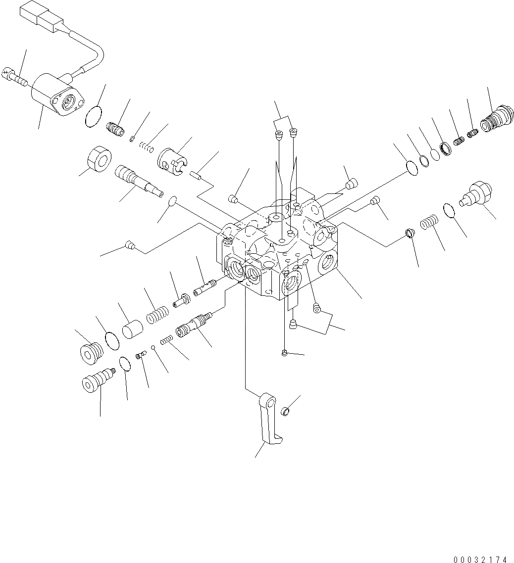 Схема запчастей Komatsu WA380-6 - ПОГРУЗ. НАСОС (/) (SN (KFB)-UP) Y ОСНОВН. КОМПОНЕНТЫ И РЕМКОМПЛЕКТЫ