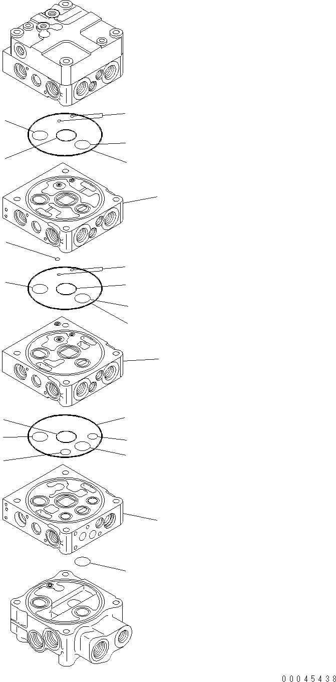 Схема запчастей Komatsu WA380-6 - УПРАВЛЯЮЩ. КЛАПАН (3-Х СЕКЦИОНН.) (/9) Y ОСНОВН. КОМПОНЕНТЫ И РЕМКОМПЛЕКТЫ