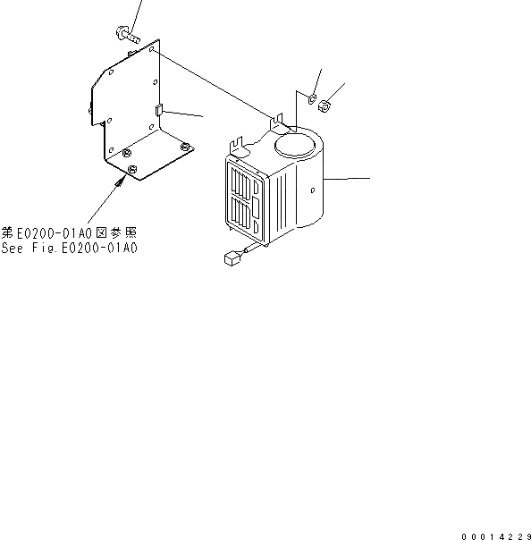 Схема запчастей Komatsu WA40-3-CB - ОБОГРЕВАТЕЛЬ. И АНТИОБЛЕДЕНИТЕЛЬ (/) (ОБОГРЕВАТЕЛЬ.) КАБИНА ОПЕРАТОРА И СИСТЕМА УПРАВЛЕНИЯ