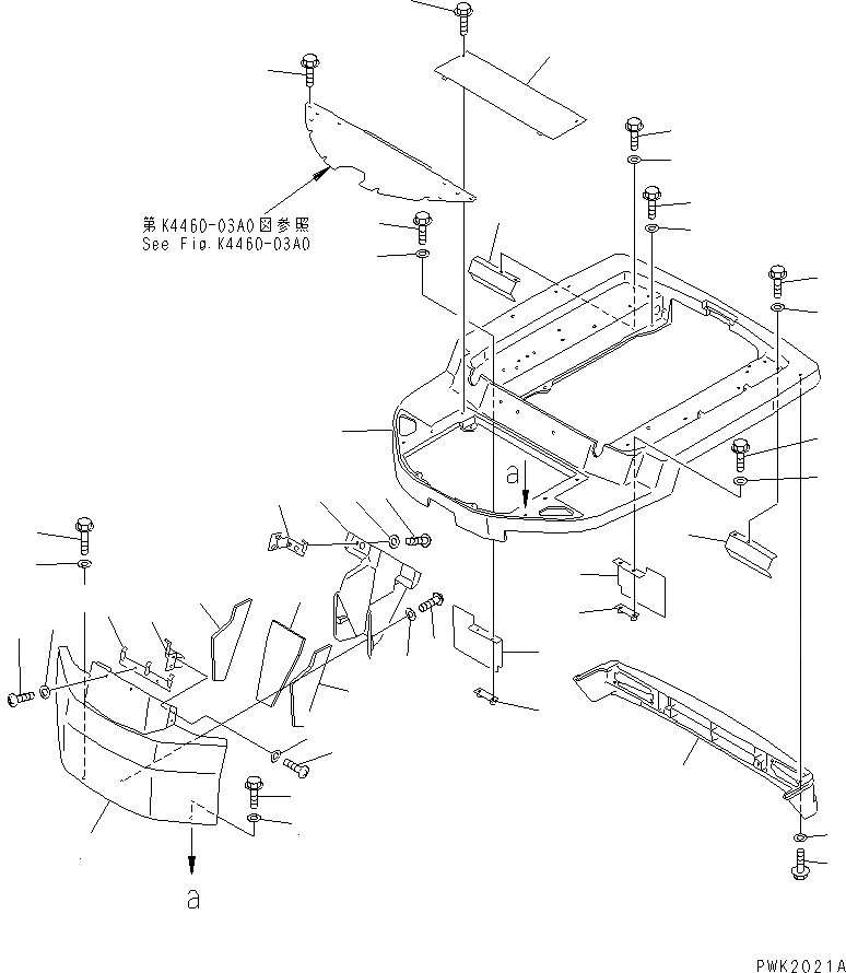 Схема запчастей Komatsu WA40-3-X - ОСНОВН. КОНСТРУКЦИЯ (С КАБИНОЙ) (REMOVE SNOW СПЕЦ-Я.)(№9-8999) КАБИНА ОПЕРАТОРА И СИСТЕМА УПРАВЛЕНИЯ