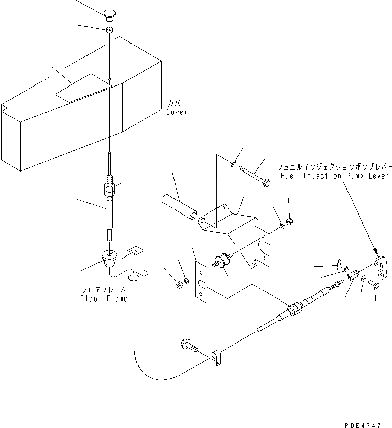 Схема запчастей Komatsu WA400-3-X - ЭКСТРЕНН. ДВИГАТЕЛЬ СТОП KNOB И МЕХАНИЗМ(№-) КОМПОНЕНТЫ ДВИГАТЕЛЯ И ЭЛЕКТРИКА