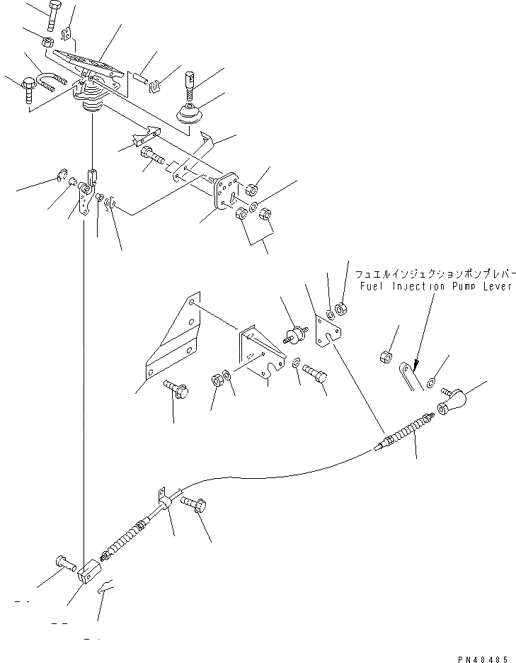 Схема запчастей Komatsu WA400-3A-S - ПЕДАЛЬ АКСЕЛЕРАТОРАAND МЕХАНИЗМ(№-) КОМПОНЕНТЫ ДВИГАТЕЛЯ И ЭЛЕКТРИКА