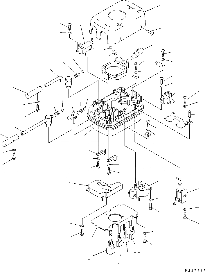 Схема запчастей Komatsu WA400-3A-S - УПРАВЛ-Е ТРАНСМИССИЕЙ ПЕРЕКЛЮЧАТЕЛЬ(№-) КОМПОНЕНТЫ ДВИГАТЕЛЯ И ЭЛЕКТРИКА