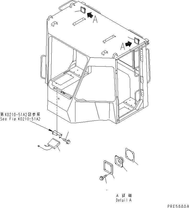 Схема запчастей Komatsu WA400-3A-SN - РАДИО¤ AM/FM (С КАБИНОЙ ДЛЯ 2 ЧЕЛ.) КАБИНА ОПЕРАТОРА И СИСТЕМА УПРАВЛЕНИЯ