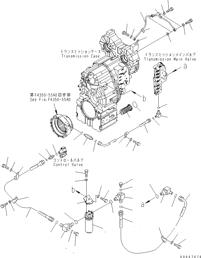 Схема запчастей Komatsu WA400-5 - ТРАНСМИССИЯ (ГИДРОЛИНИЯ ТРАНСМИССИИ) (МОРОЗОУСТОЙЧИВ. СПЕЦ-Я (A) СПЕЦ-Я.) СИЛОВАЯ ПЕРЕДАЧА