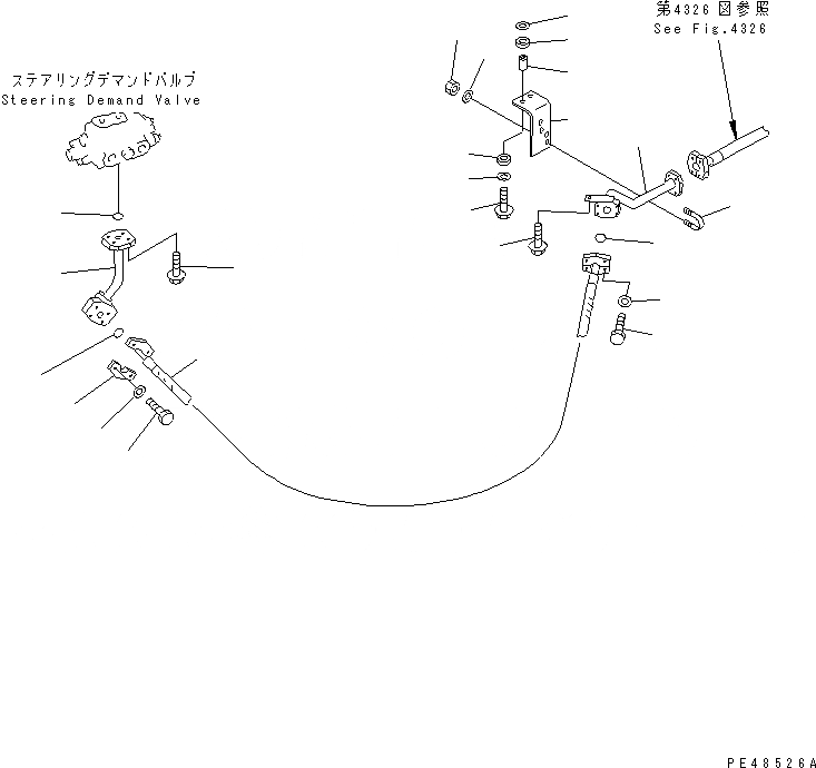 Схема запчастей Komatsu WA400-3A-SW - ГИДРОЛИНИЯ (ОХЛАЖДЕНИЕ СИСТЕМЫ ПОВОРОТА) (/)        (МОРОЗОУСТОЙЧИВ. СПЕЦИФИКАЦИЯ.)(№-) РУЛЕВ. УПРАВЛЕНИЕ И СИСТЕМА УПРАВЛЕНИЯ