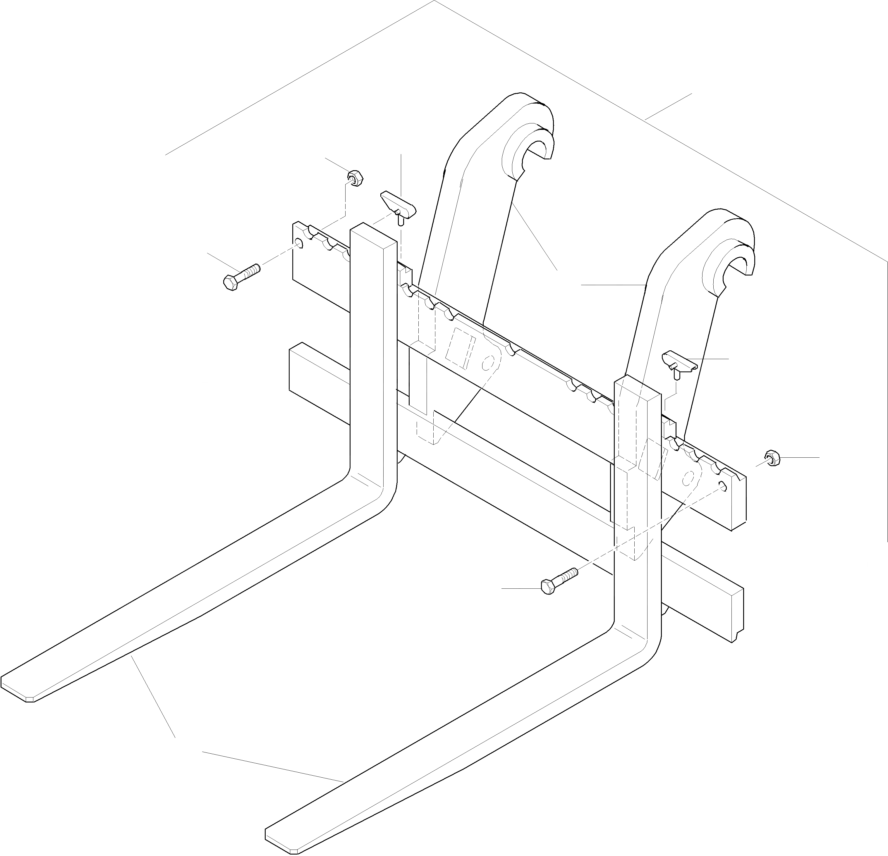 Схема запчастей Komatsu WA400-5 - ВИЛОЧНАЯ ТЕХНИКА, СПЕЦ. ОБОРУД-Е ОБОРУД-Е