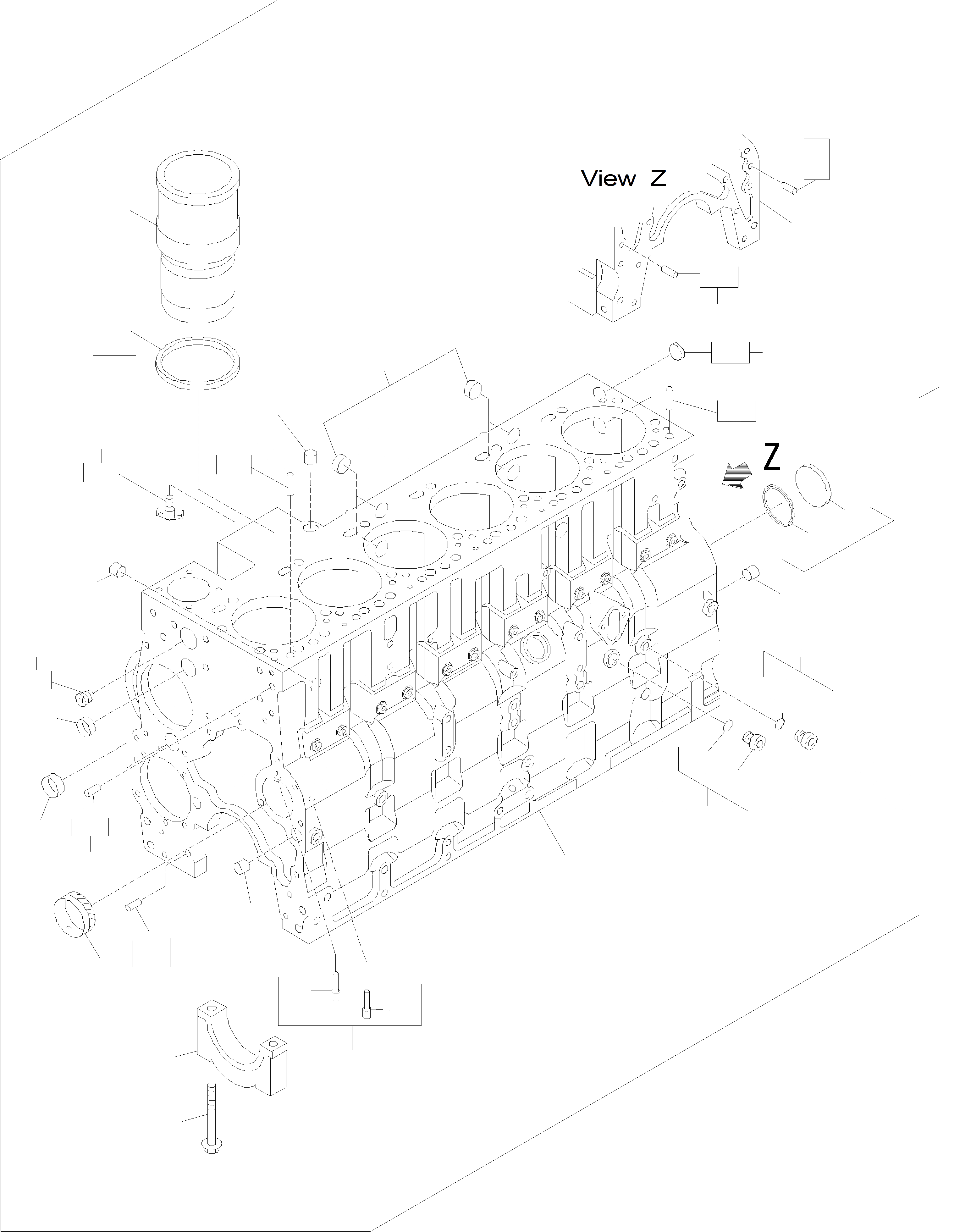 Схема запчастей Komatsu WA400-5 - БЛОК ЦИЛИНДРОВ И ATTACHING ЧАСТИ ДВИГАТЕЛЬ, КРЕПЛЕНИЕ ДВИГАТЕЛЯ