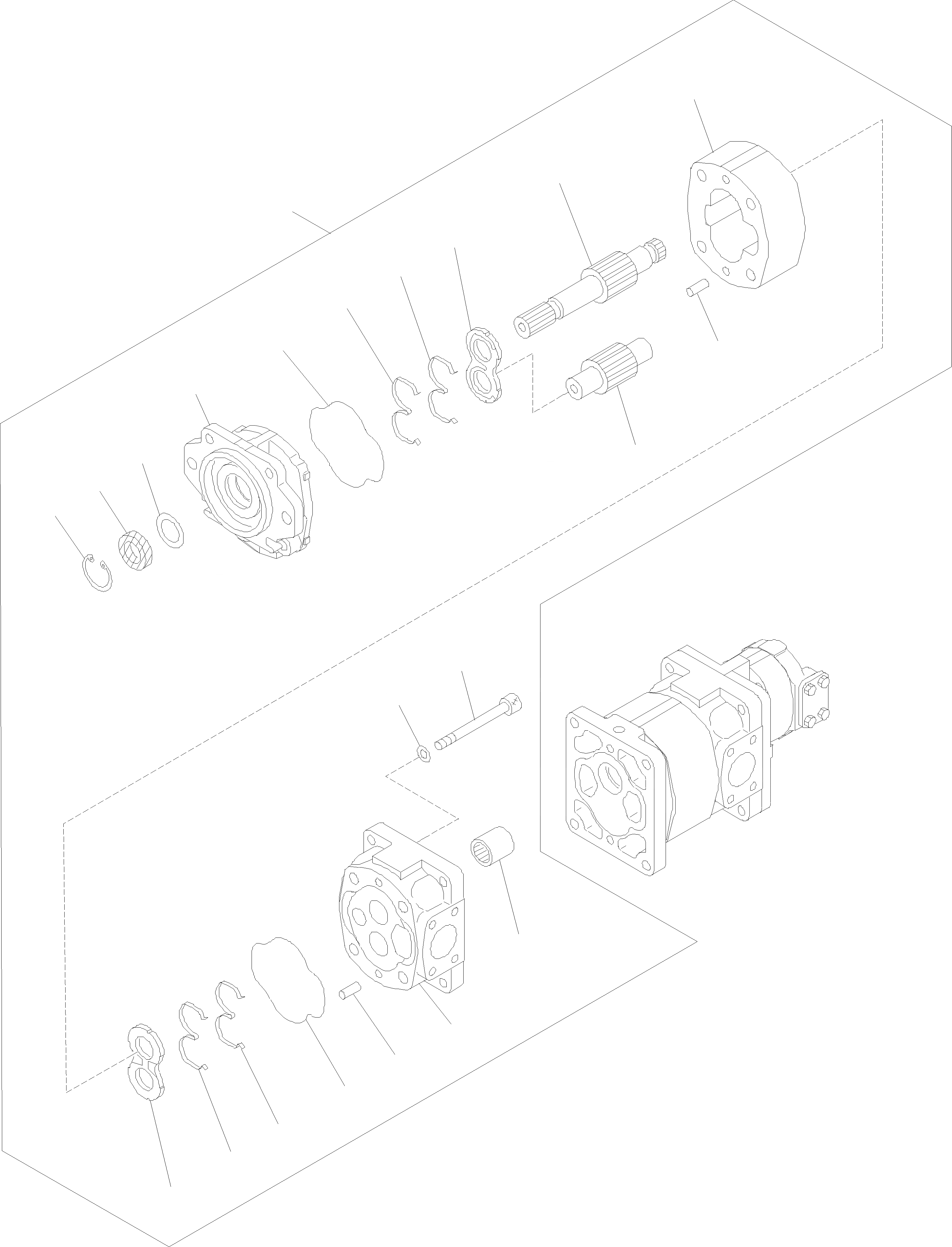 Схема запчастей Komatsu WA400-5 - ГИДРАВЛ-НАСОС ГИДРАВЛ-НАСОС