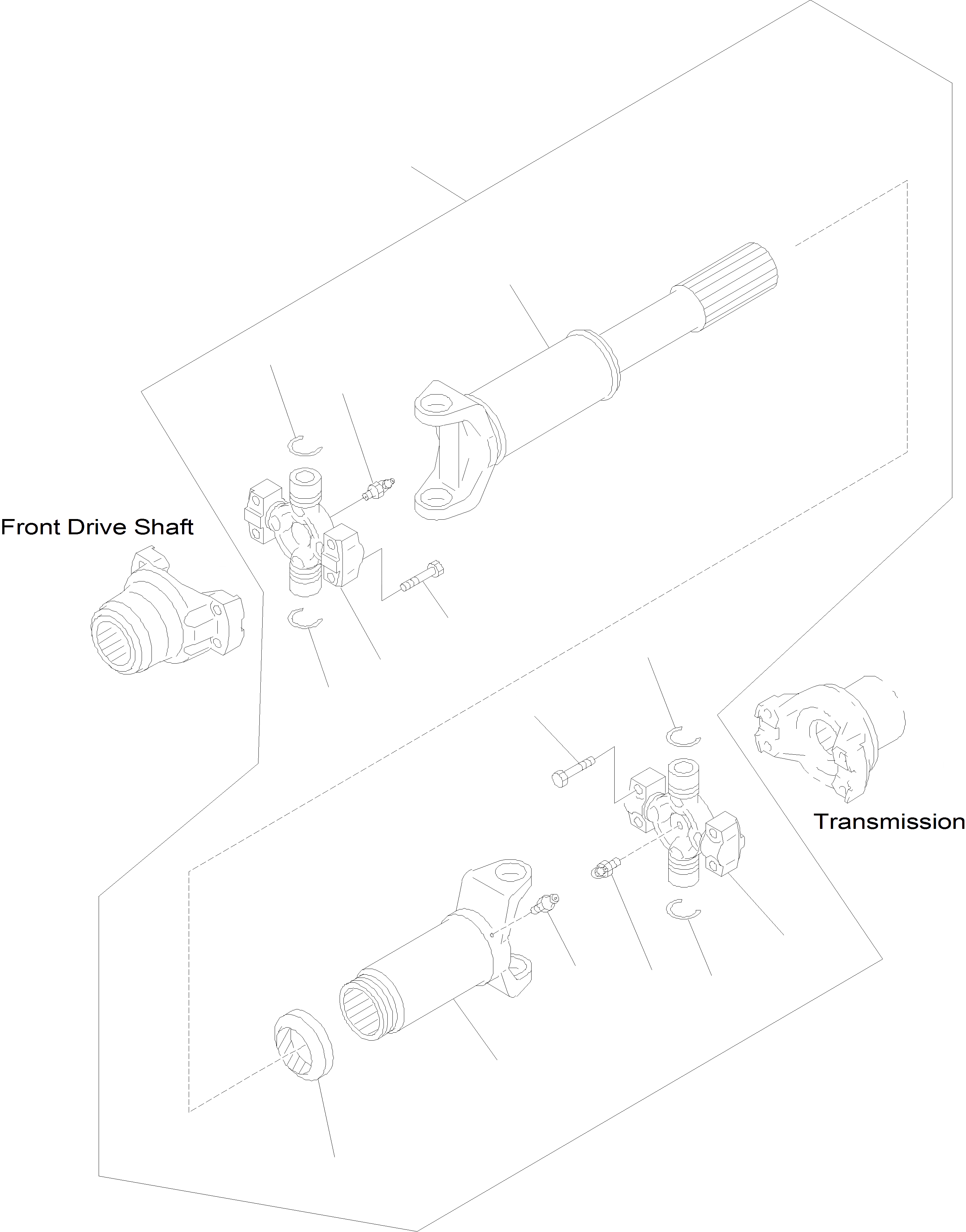 Схема запчастей Komatsu WA400-5 - КРЕСТОВИНА, ТРАНСМИССИЯ ТРАНСМИССИЯ, КРЕСТОВИНА