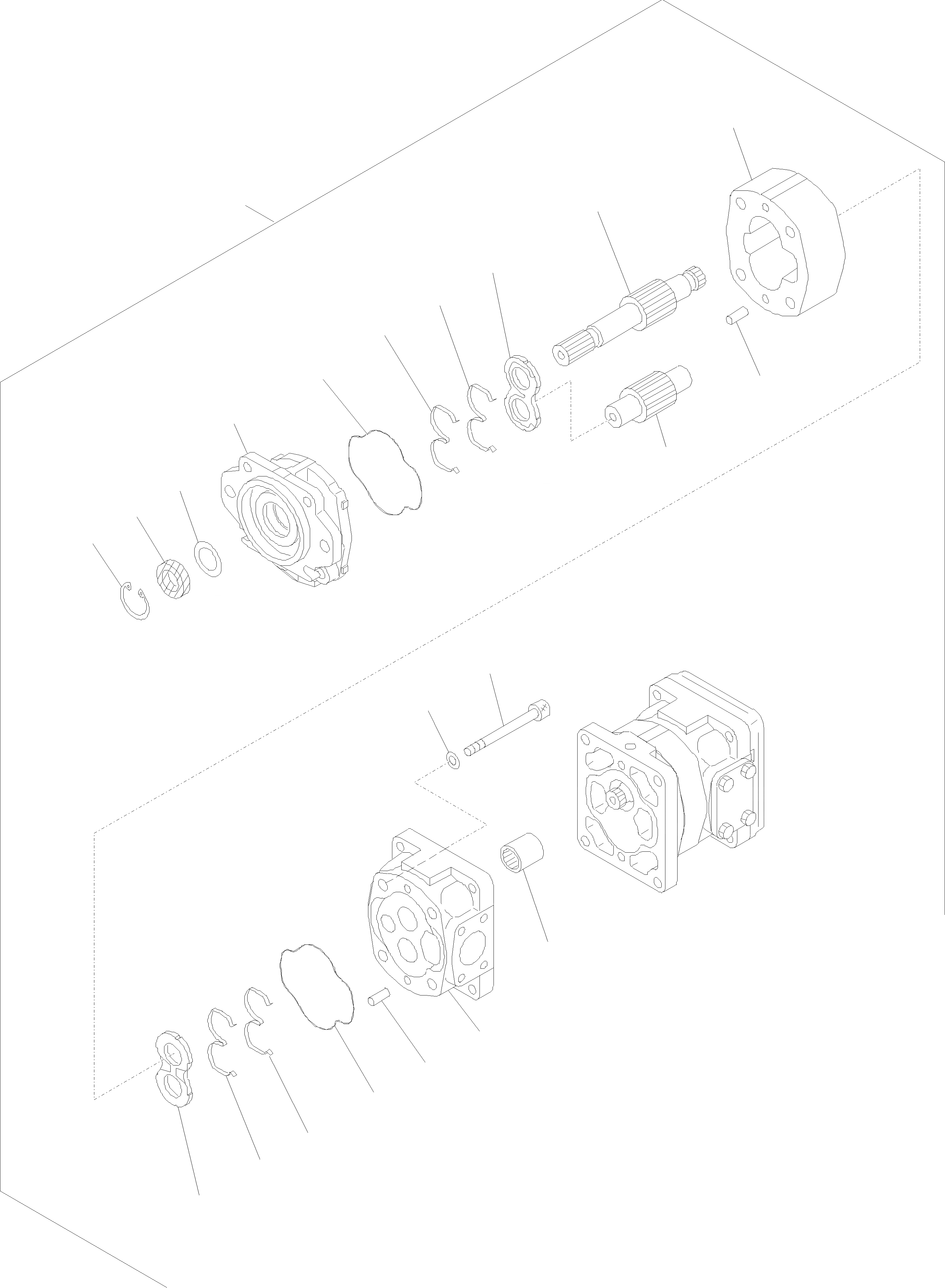 Схема запчастей Komatsu WA400-5 - ГИДРАВЛ-НАСОС ГИДРАВЛ-НАСОС