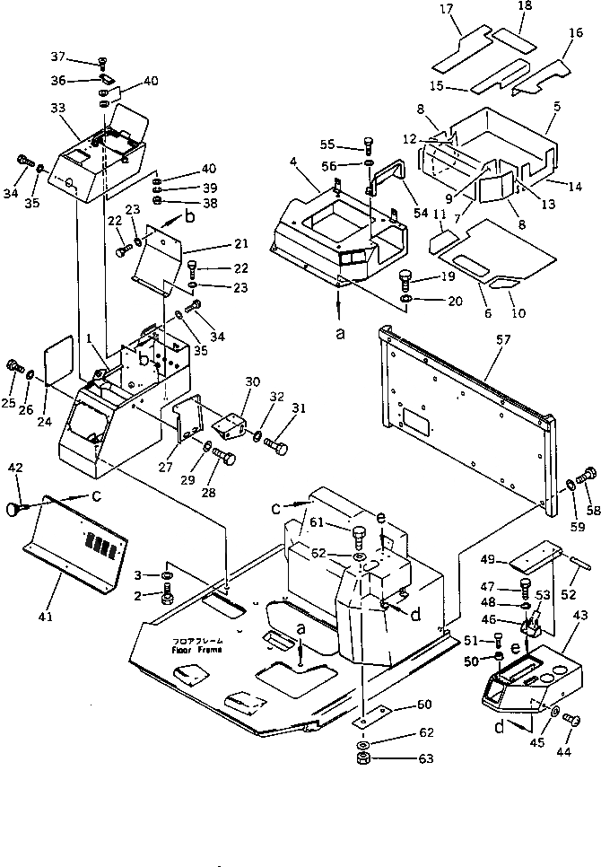 Схема запчастей Komatsu WA420-1 - КОНСОЛЬН. БЛОК (С КОНДИЦИОНЕРОМ ИЛИ ОБОГРЕВАТЕЛЬ.) (TBG/ABE СПЕЦ-Я.)(№-9999) СПЕЦ. APPLICATION ЧАСТИ
