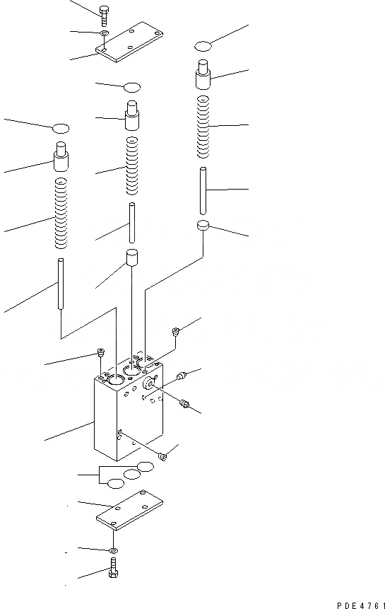 Схема запчастей Komatsu WA420-3CS - КЛАПАН АККУМУЛЯТОРА ТРАНСМИССИИ ТРАНСМИССИЯ