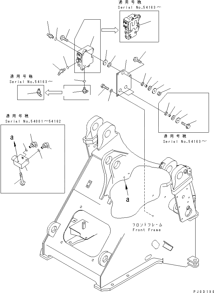 Схема запчастей Komatsu WA420-3 - ГИДРОЛИНИЯ (E.C.S.S. КЛАПАН ЭЛЕМЕНТЫ КРЕПЛЕНИЯ) (С ECSS)(№-) ГИДРАВЛИКА