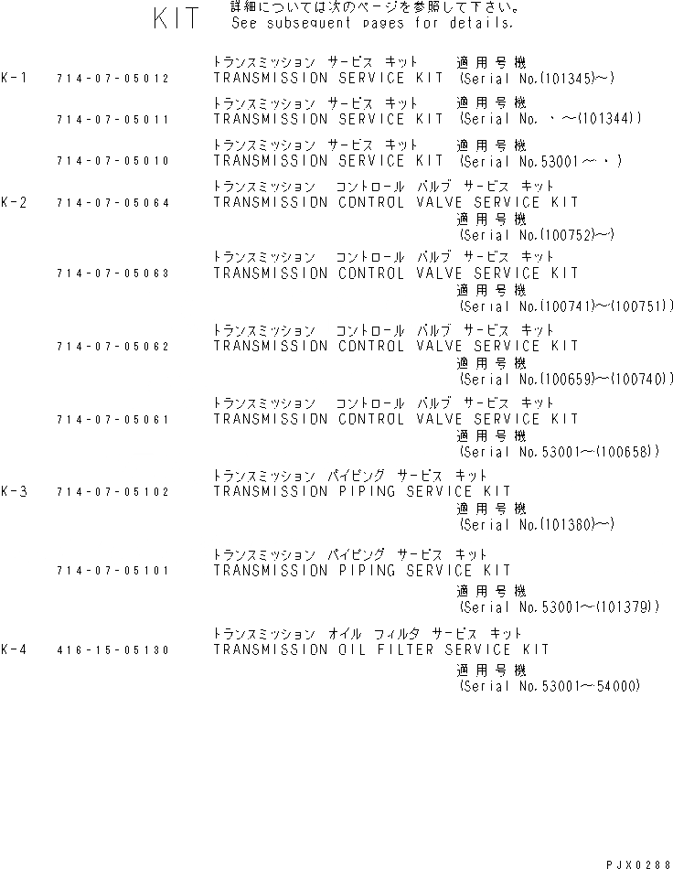 Схема запчастей Komatsu WA420-3 - КОМПЛЕКТ (ТРАНСМИССИЯ) ОСНОВН. КОМПОНЕНТЫ И РЕМКОМПЛЕКТЫ