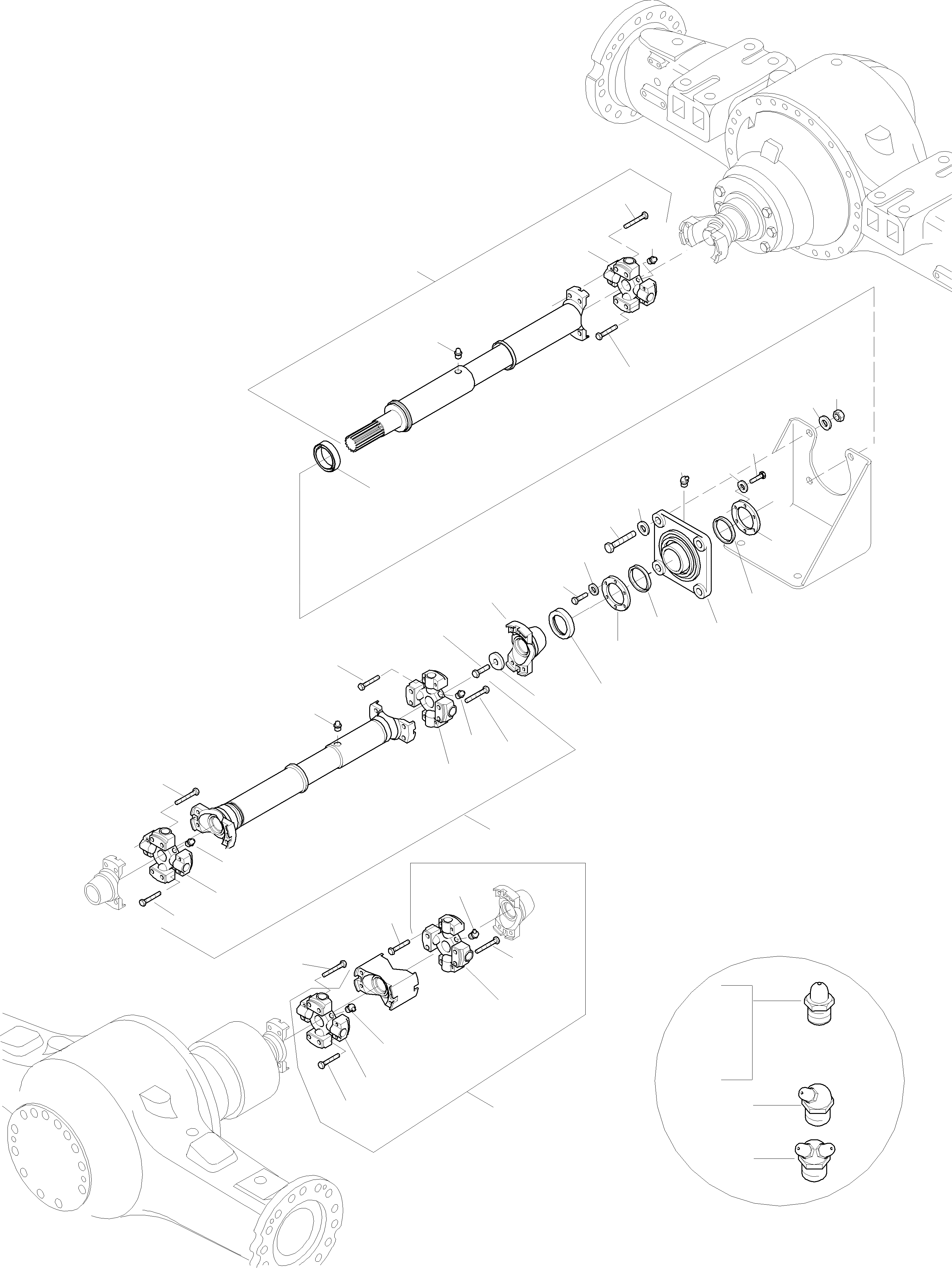 Схема запчастей Komatsu WA420-3 - КРЕСТОВИНА ТРАНСМИССИЯ, КРЕСТОВИНА