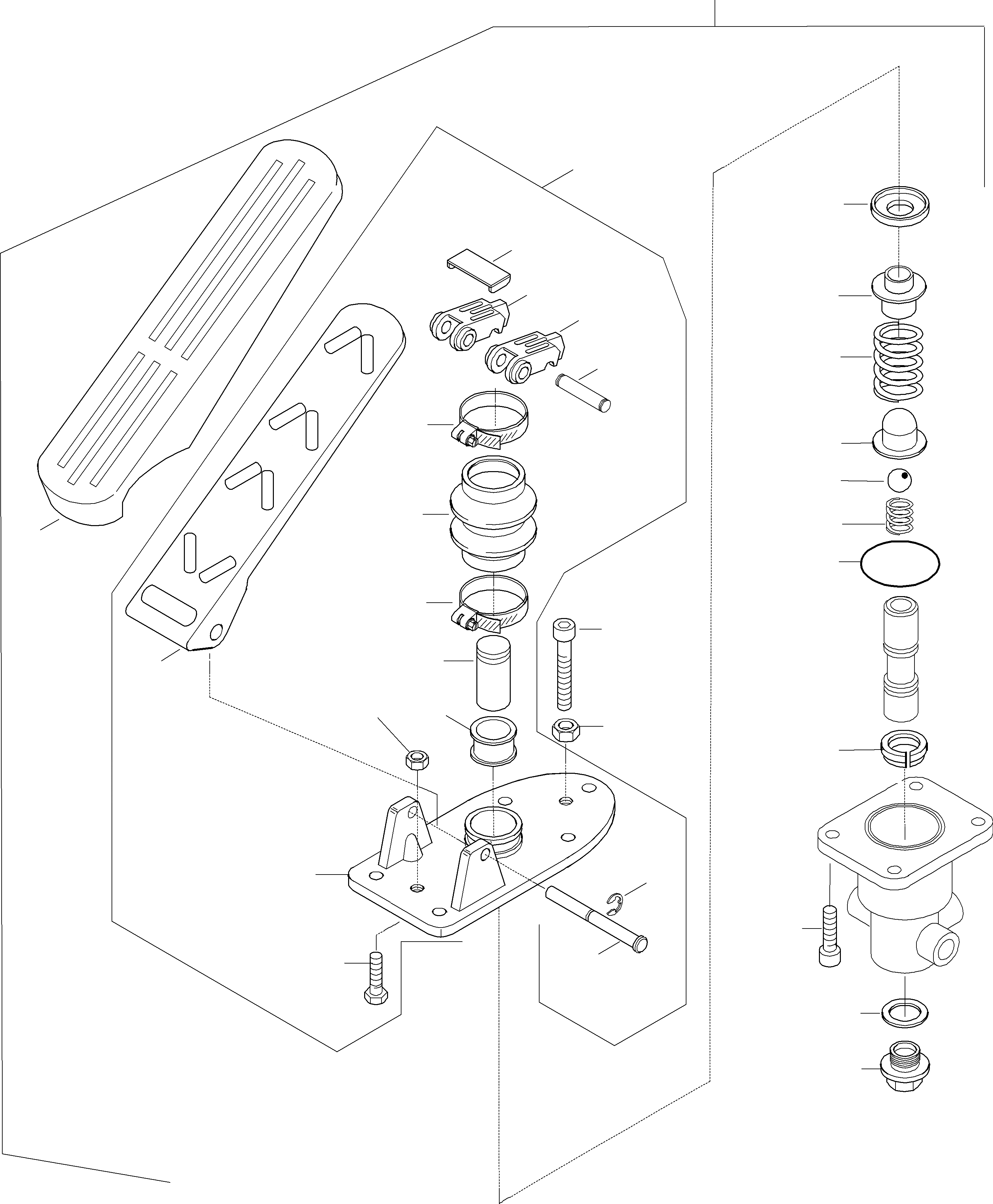 Схема запчастей Komatsu WA420-3 - ТОРМОЗНОЙ КЛАПАН 9 ТОРМОЗ. СИСТЕМА