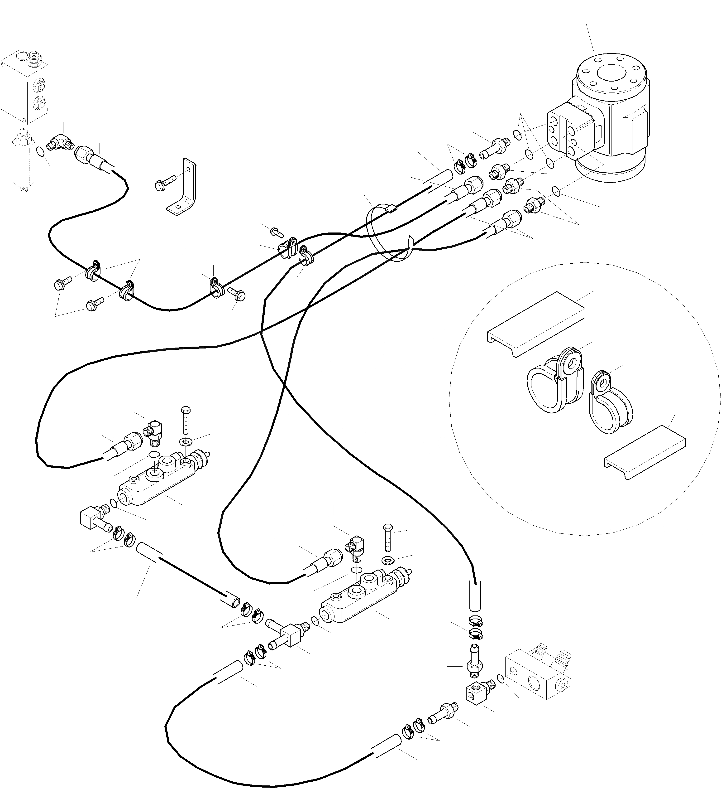 Схема запчастей Komatsu WA420-3 - РУЛЕВ. УПРАВЛЕНИЕ, ТРУБЫS 7 РУЛЕВ. УПРАВЛЕНИЕ