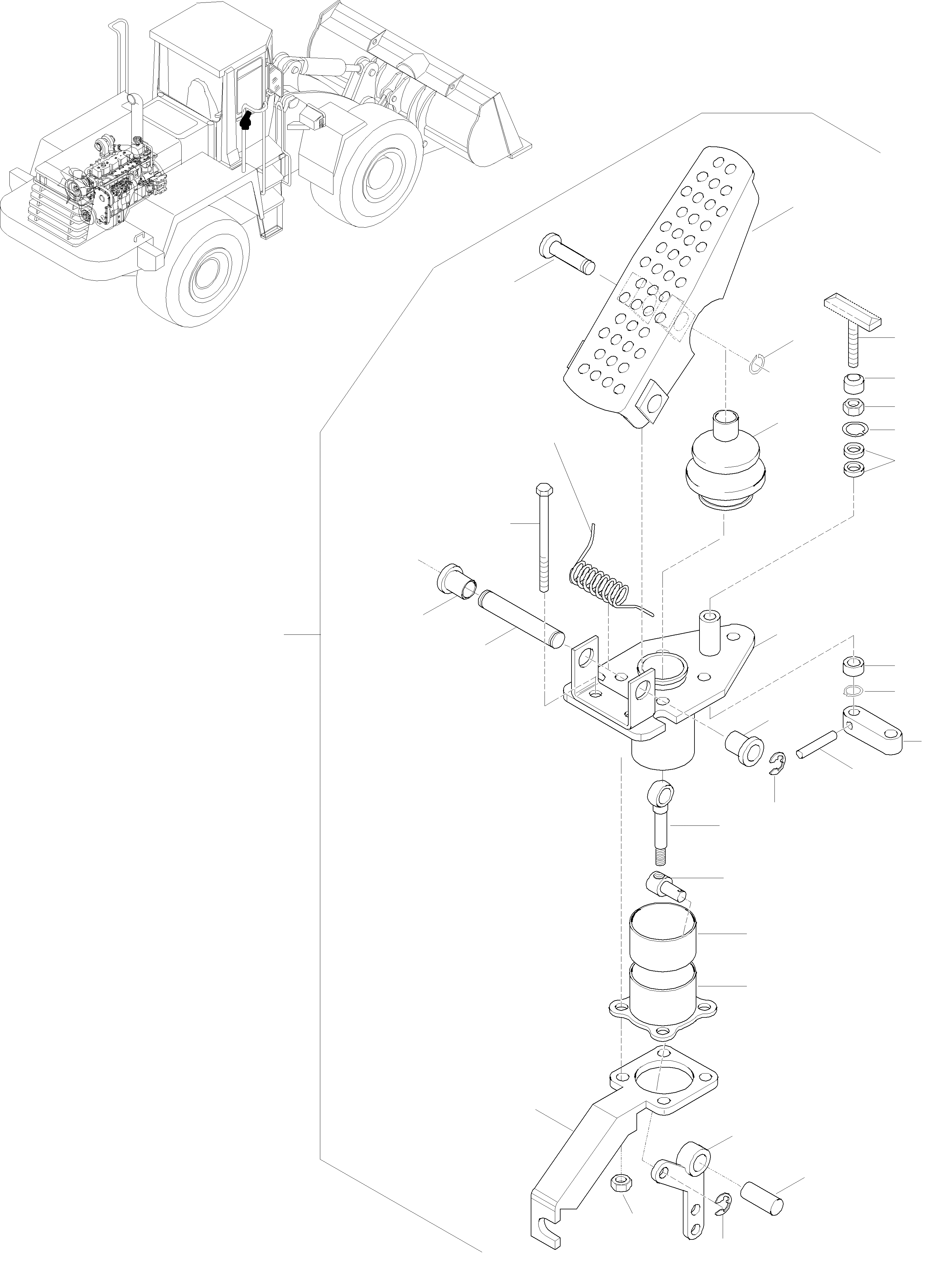 Схема запчастей Komatsu WA420-3 active - УПРАВЛ-Е ДВИГАТЕЛЕМ УПРАВЛ-Е ДВИГАТЕЛЕМ
