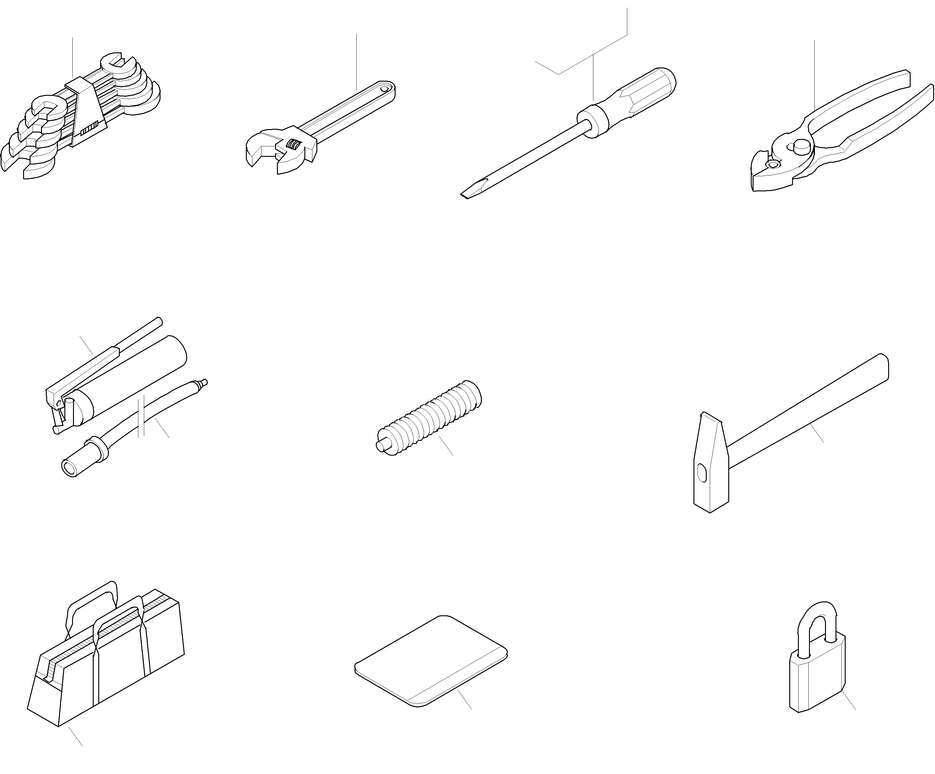 Схема запчастей Komatsu WA420-3 active - ИНСТРУМЕНТ ИНСТРУМЕНТ, АКСЕССУАРЫ, БУКВЕНН.