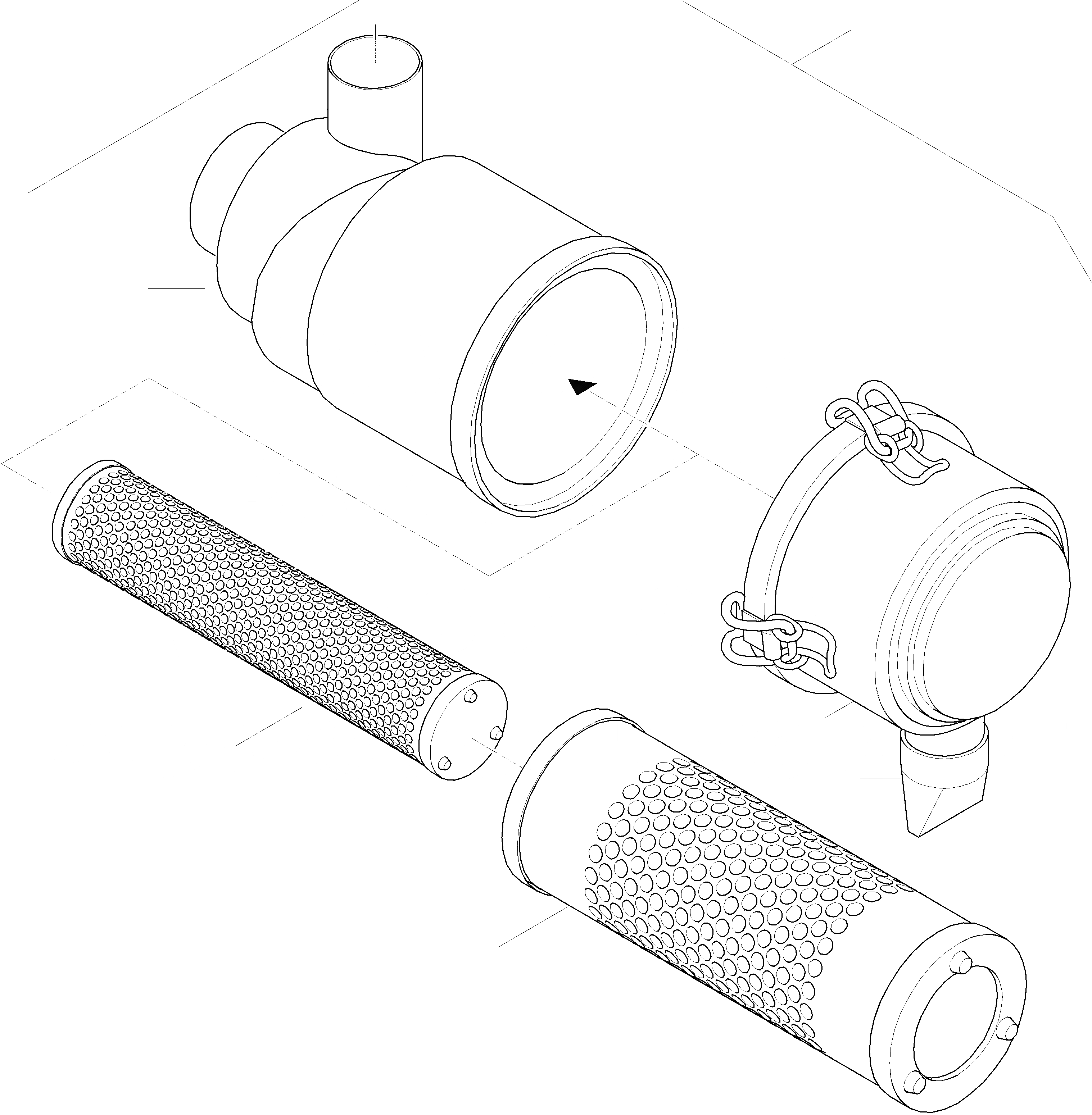 Схема запчастей Komatsu WA420-3 active - ВОЗДУХООЧИСТИТЕЛЬ ДВИГАТЕЛЬ, КРЕПЛЕНИЕ ДВИГАТЕЛЯ
