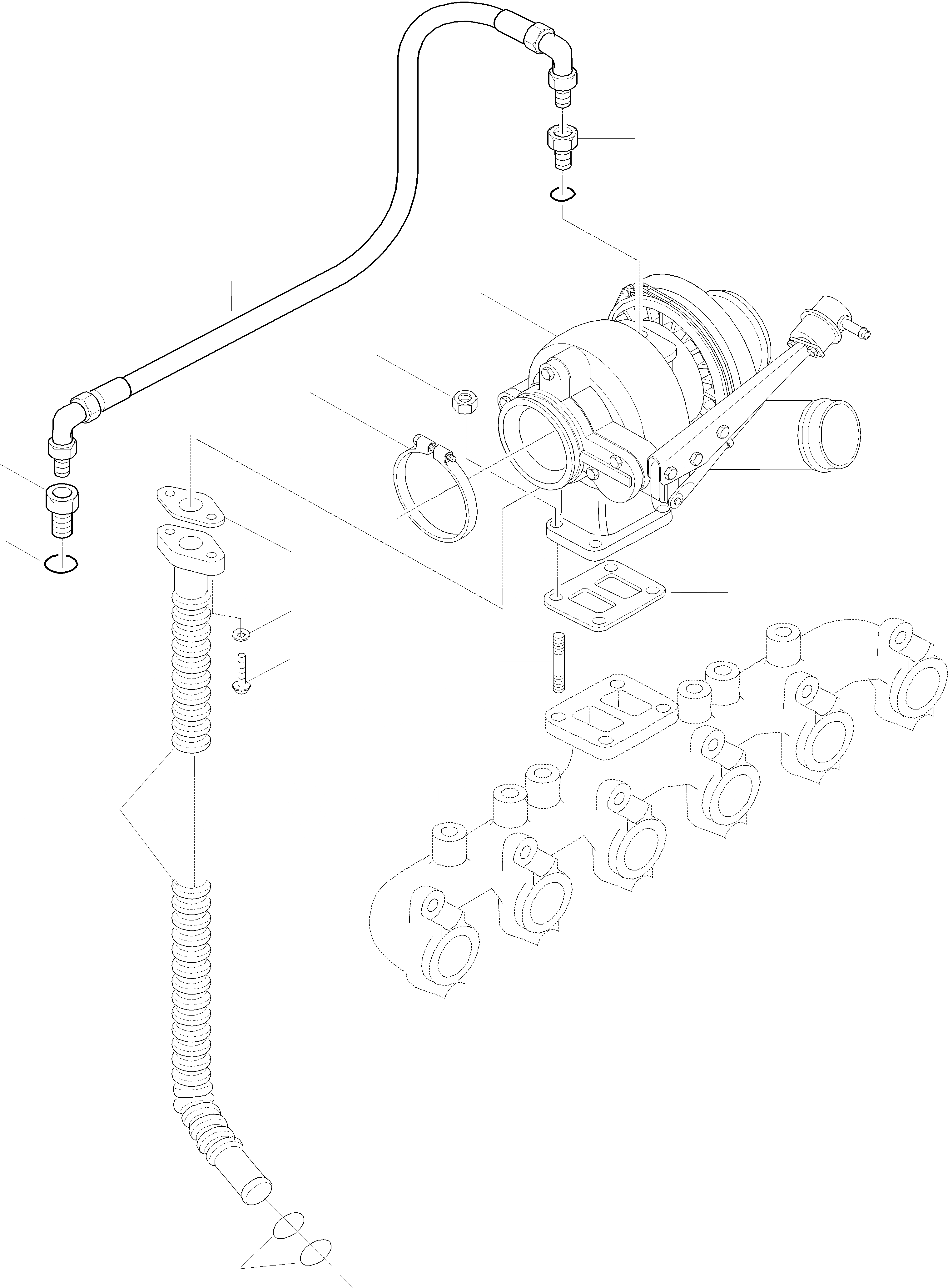 Схема запчастей Komatsu WA420-3 active - ТУРБОНАГНЕТАТЕЛЬ, ATTACHING ЧАСТИ ДВИГАТЕЛЬ, КРЕПЛЕНИЕ ДВИГАТЕЛЯ