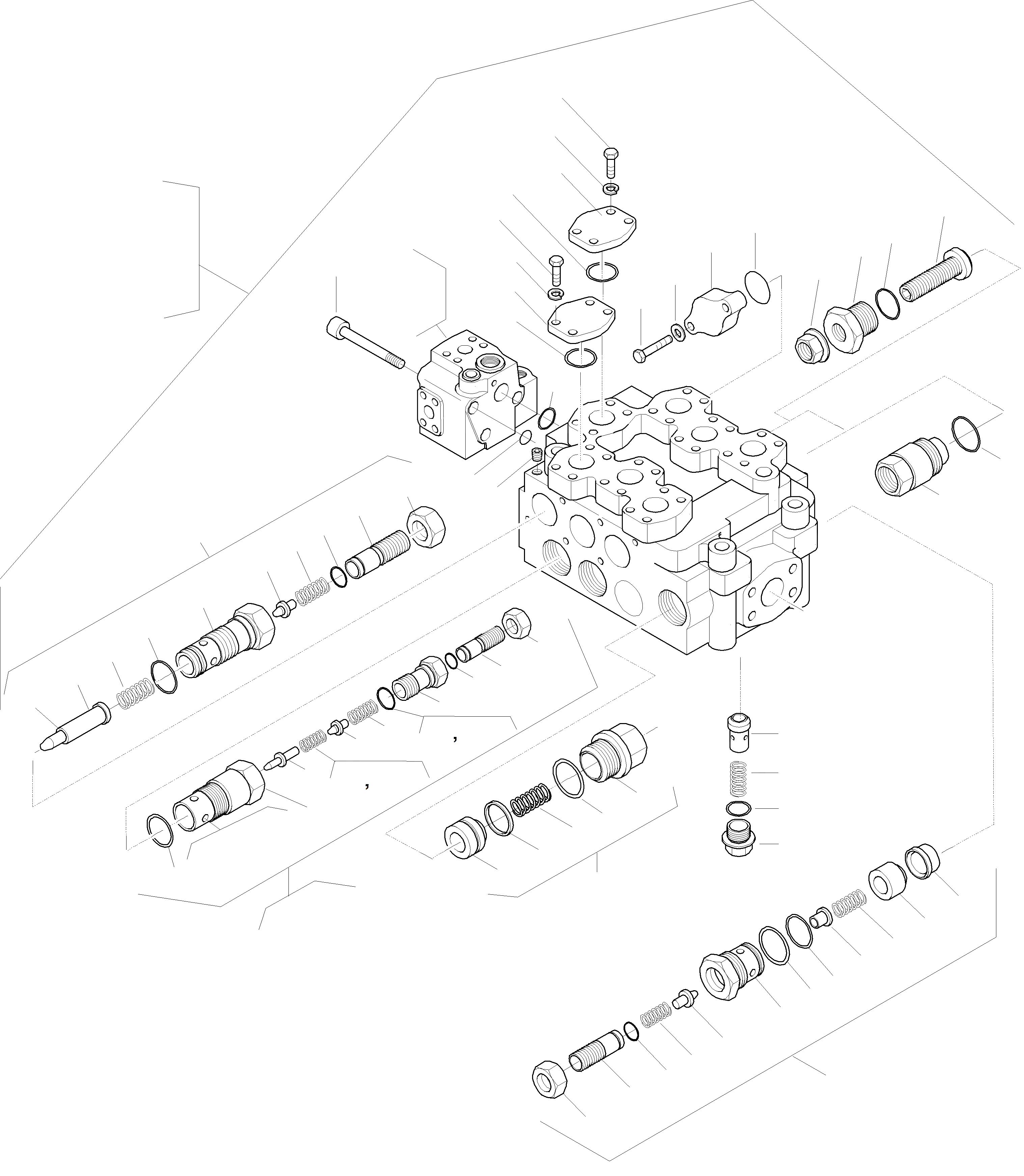 Схема запчастей Komatsu WA420-3 active - УПРАВЛЯЮЩ. КЛАПАН ГИДРАВЛИКА