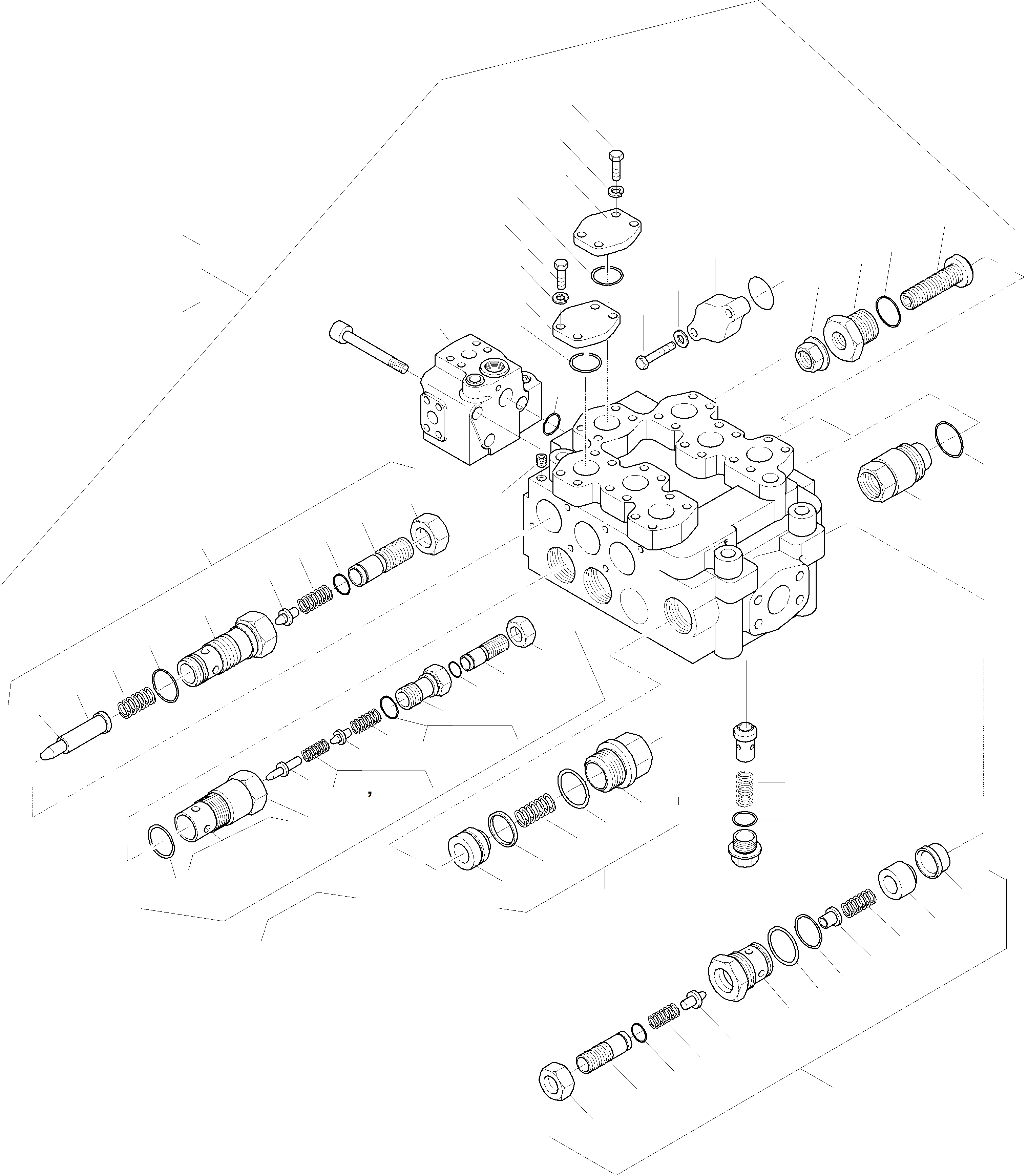 Схема запчастей Komatsu WA420-3 active - УПРАВЛЯЮЩ. КЛАПАН ГИДРАВЛИКА