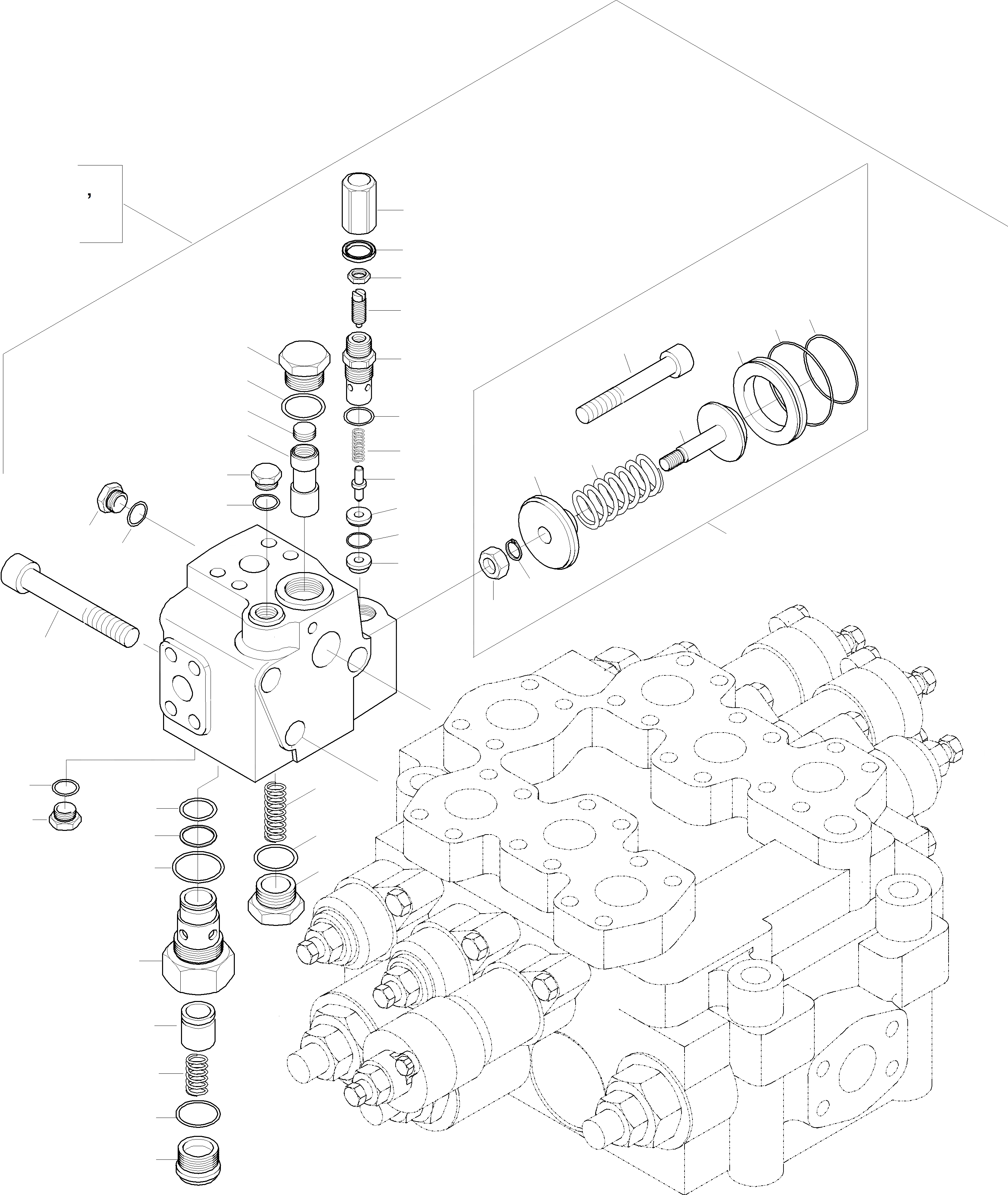 Схема запчастей Komatsu WA420-3 active - УПРАВЛЯЮЩ. КЛАПАН УПРАВЛЯЮЩ. КЛАПАН