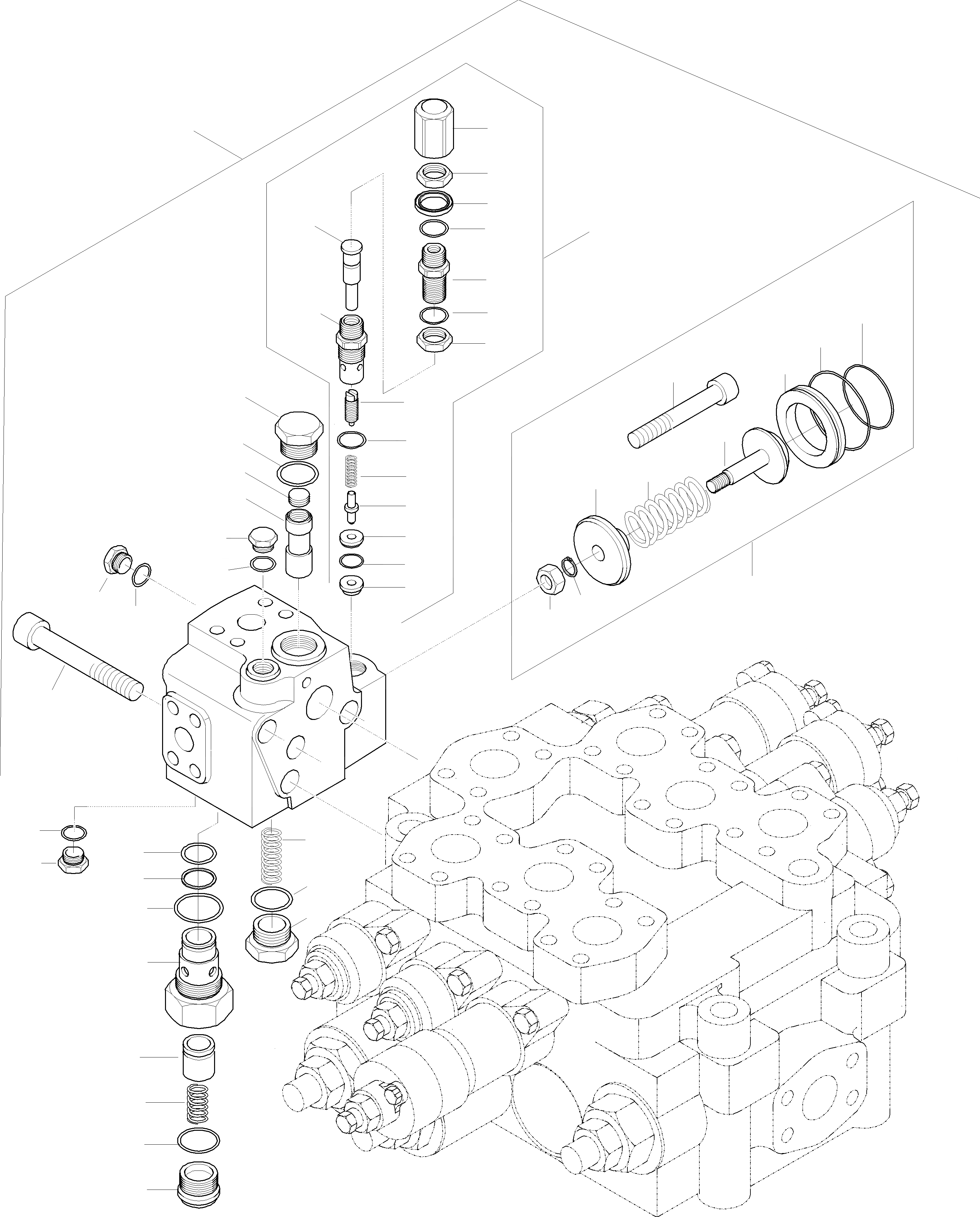Схема запчастей Komatsu WA420-3 active - УПРАВЛЯЮЩ. КЛАПАН УПРАВЛЯЮЩ. КЛАПАН