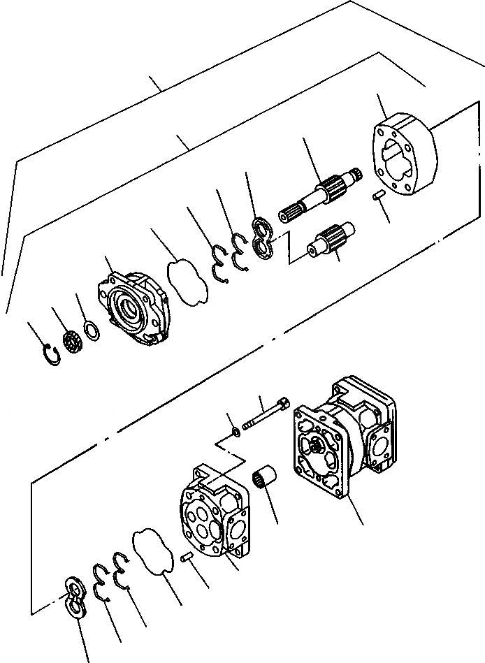 Схема запчастей Komatsu WA420-3 active - ГИДРАВЛ-НАСОС ГИДРАВЛИКА