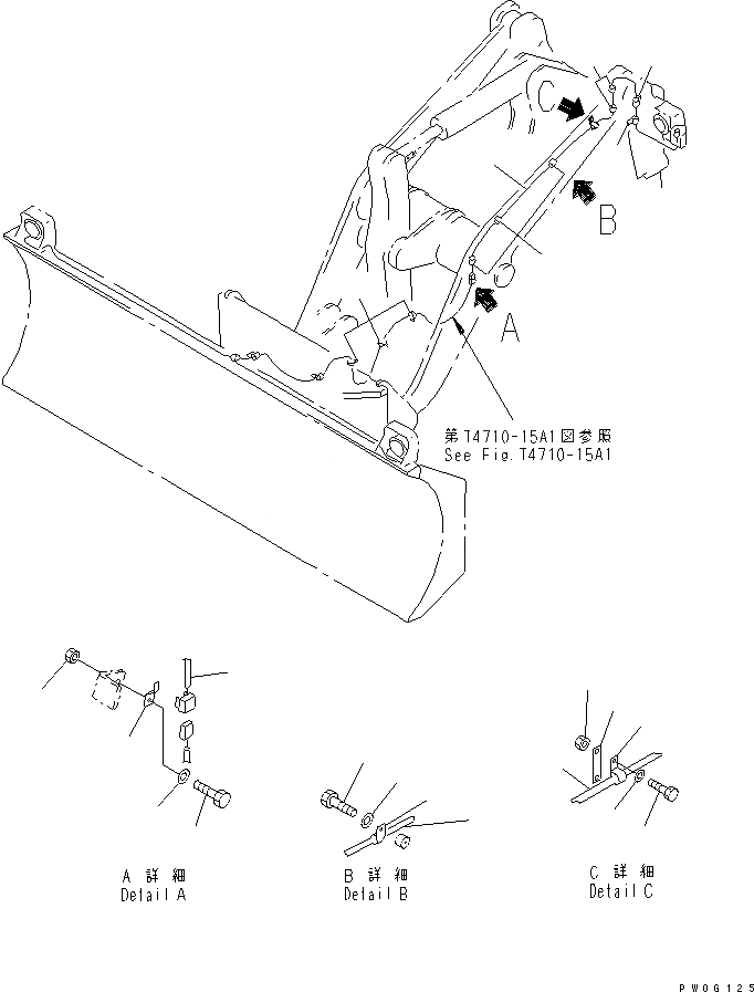 Схема запчастей Komatsu WA430-5-SN - ЭЛЕКТР. (РАБОЧЕЕ ОБОРУДОВАНИЕ ЛИНИЯ) (ДЛЯ ANGLE PНИЗ.) ЭЛЕКТРИКА